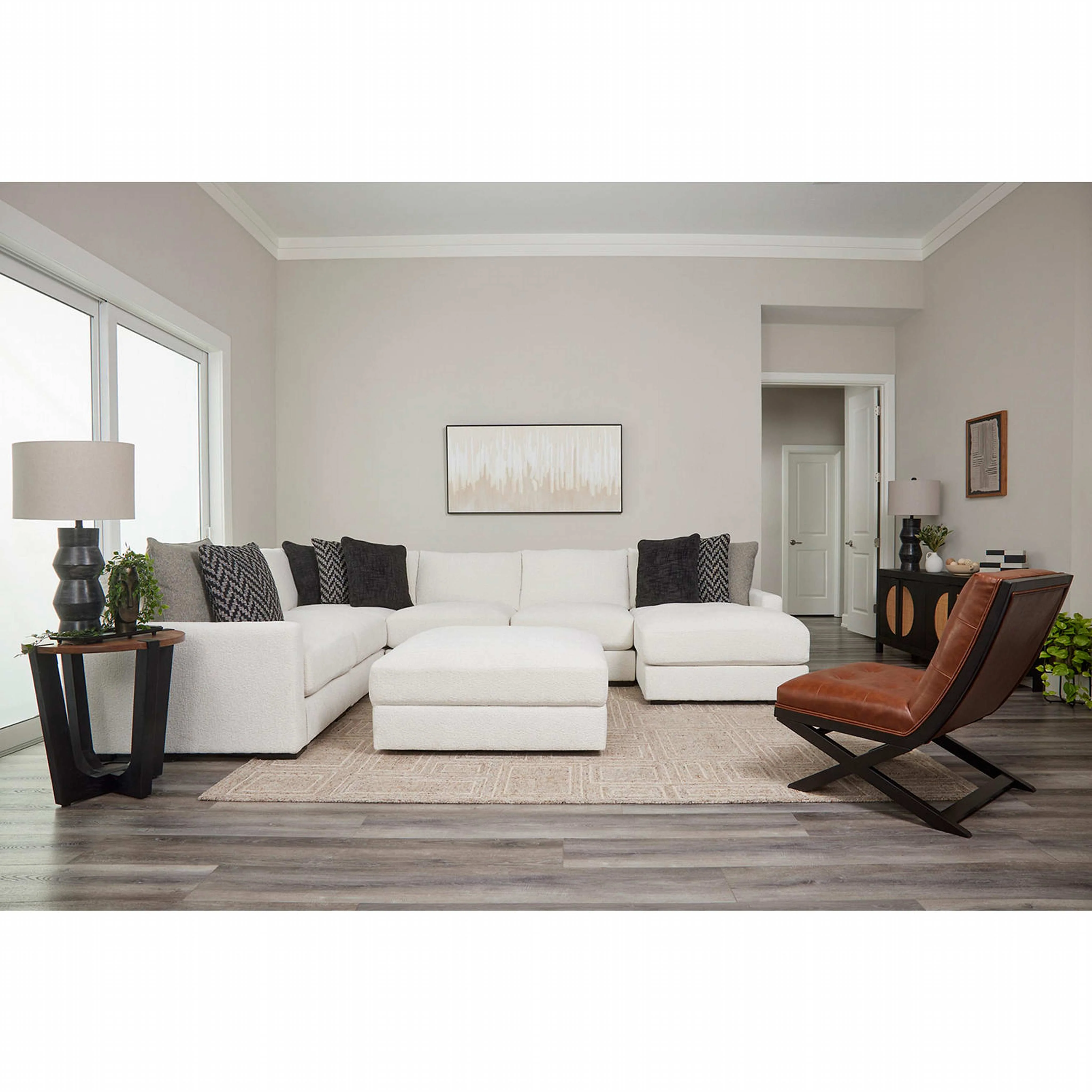 Elissa Court-Exclusive 6 Piece Modular Sectional with Chaise - Image 5