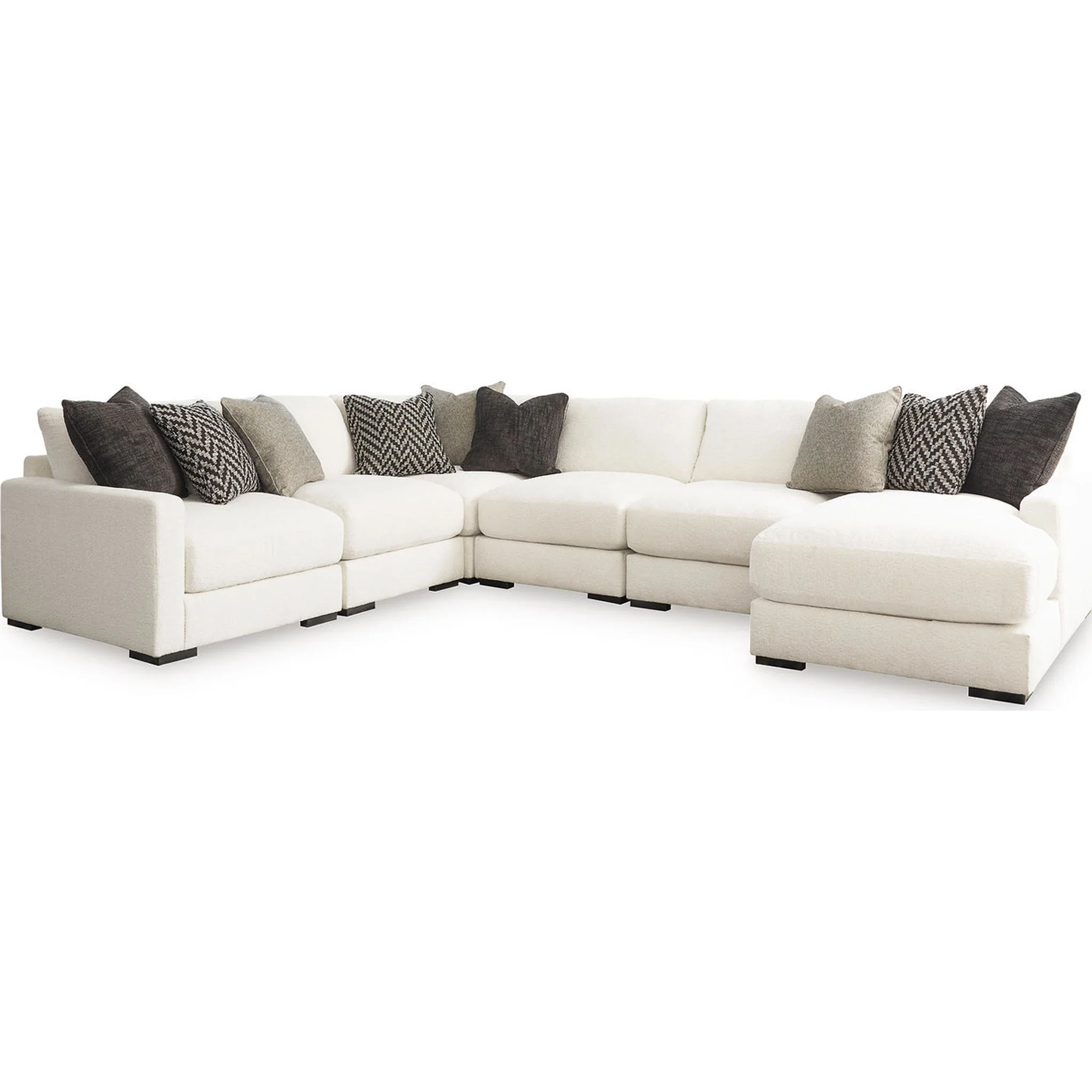 Elissa Court-Exclusive 6 Piece Modular Sectional with Chaise - Image 6