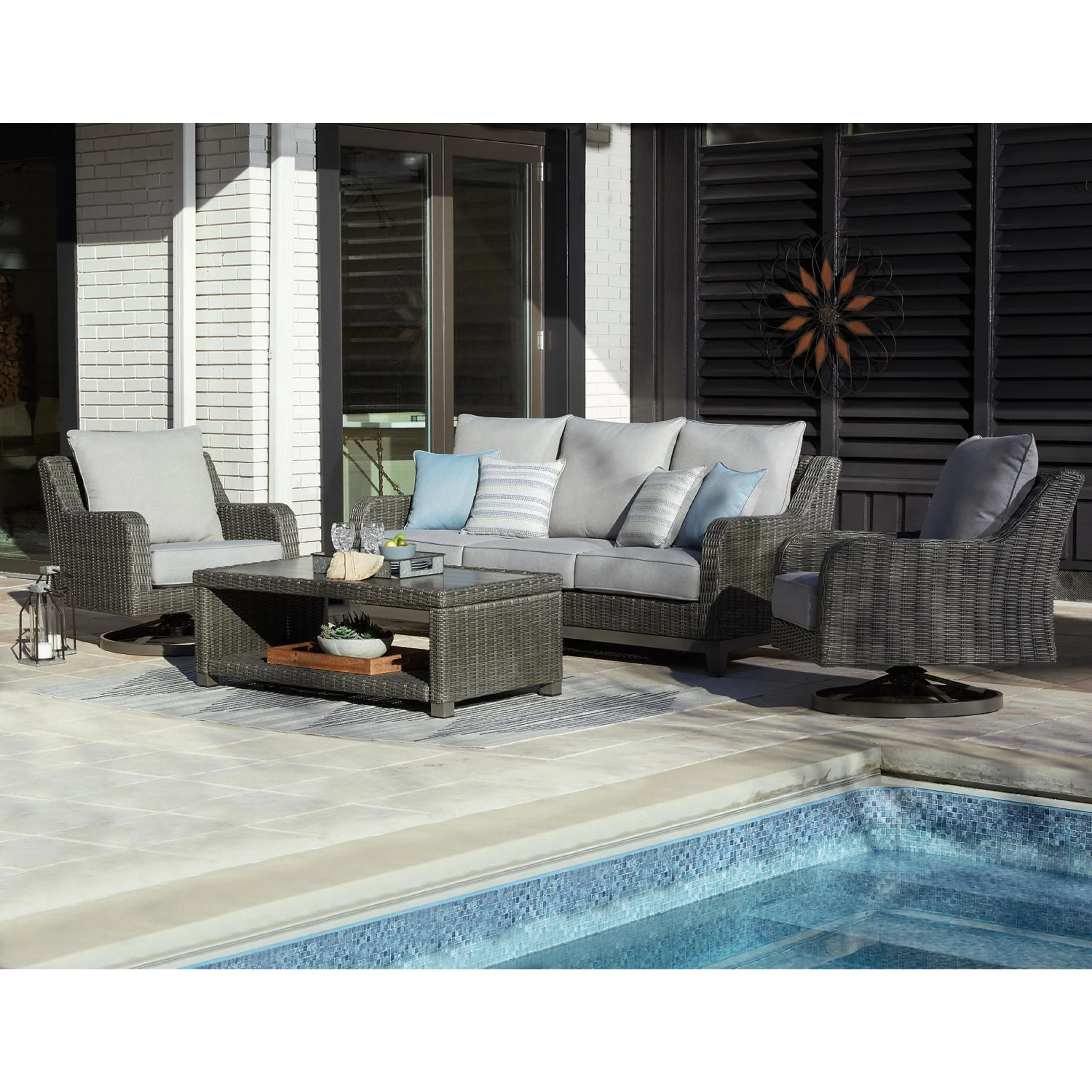 Elite Park 4 Piece Outdoor Seating - Image 8