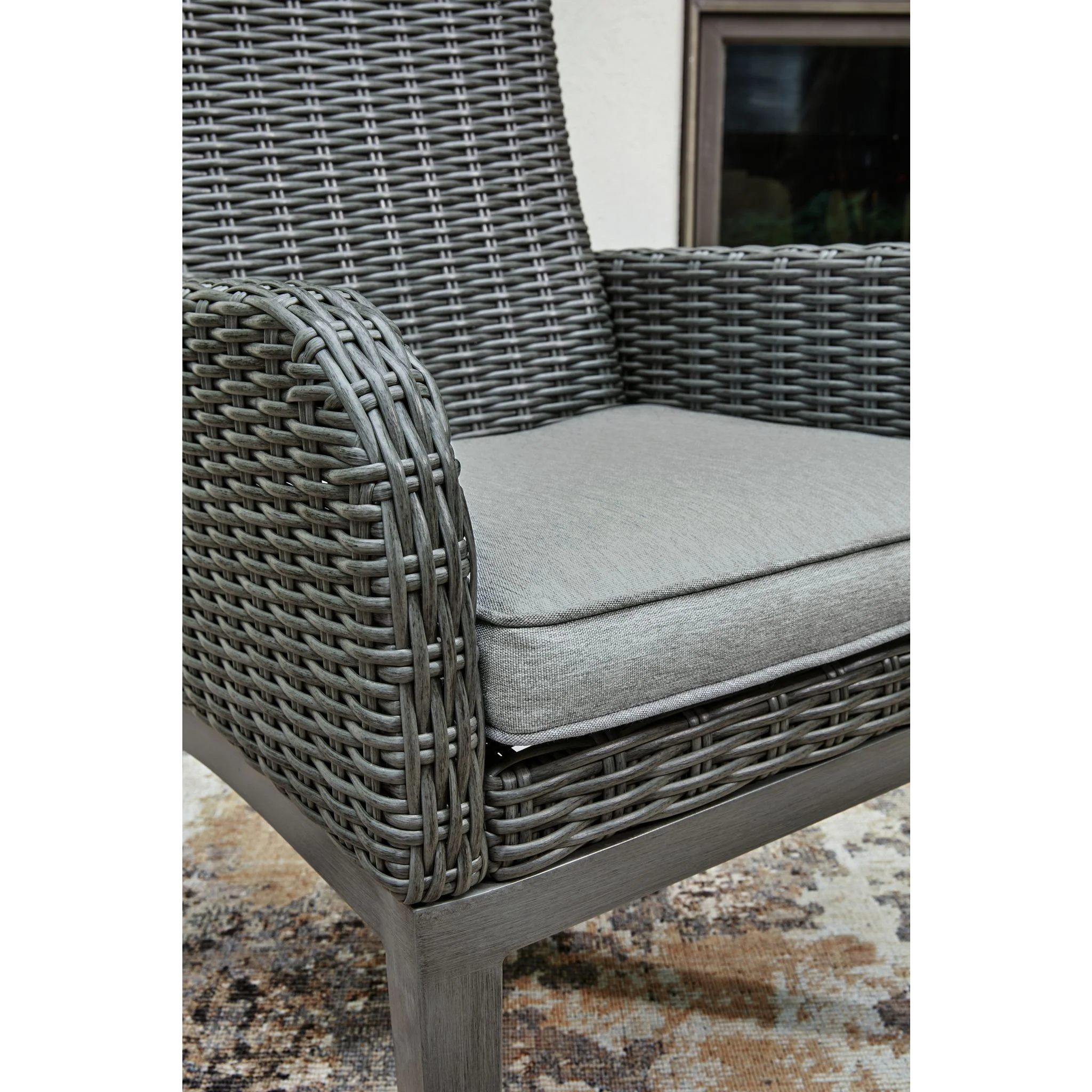 Elite Park Outdoor Arm Chair with Cushion (set of 2) - Image 7