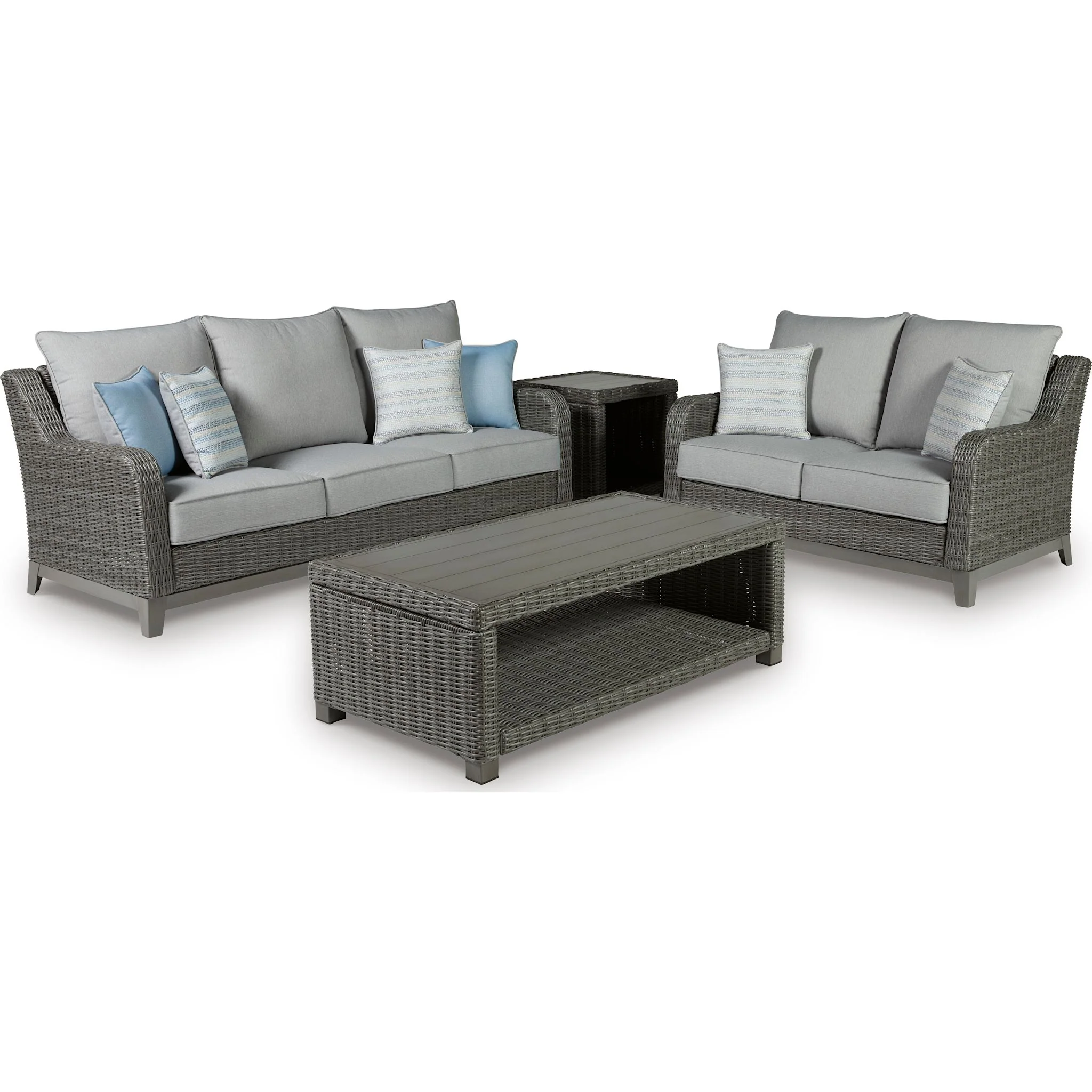Elite Park Outdoor Loveseat with Cushion - Image 7