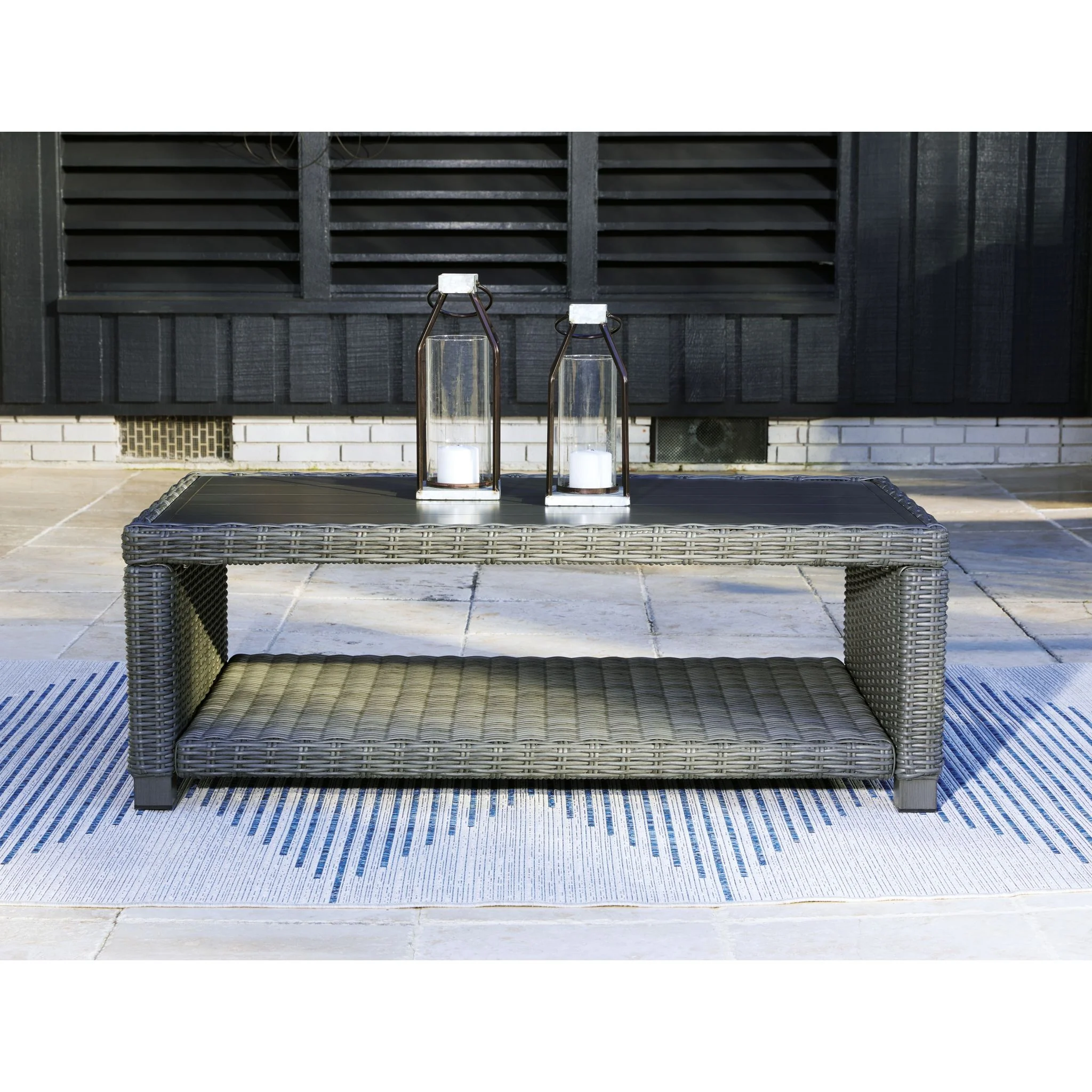 Elite Park Outdoor Rectangle Cocktail Table - Image 2