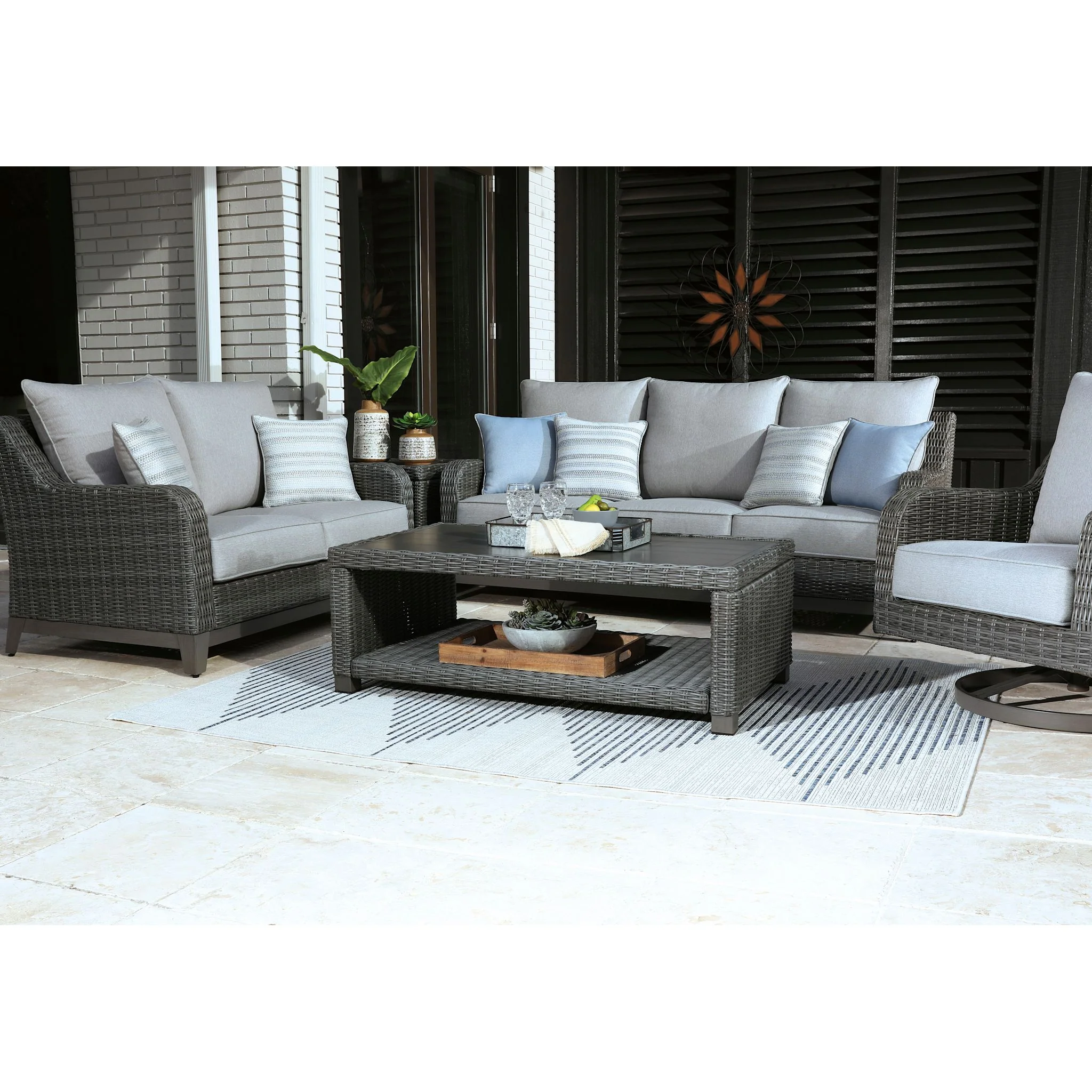Elite Park Outdoor Sofa with Cushion - Image 9