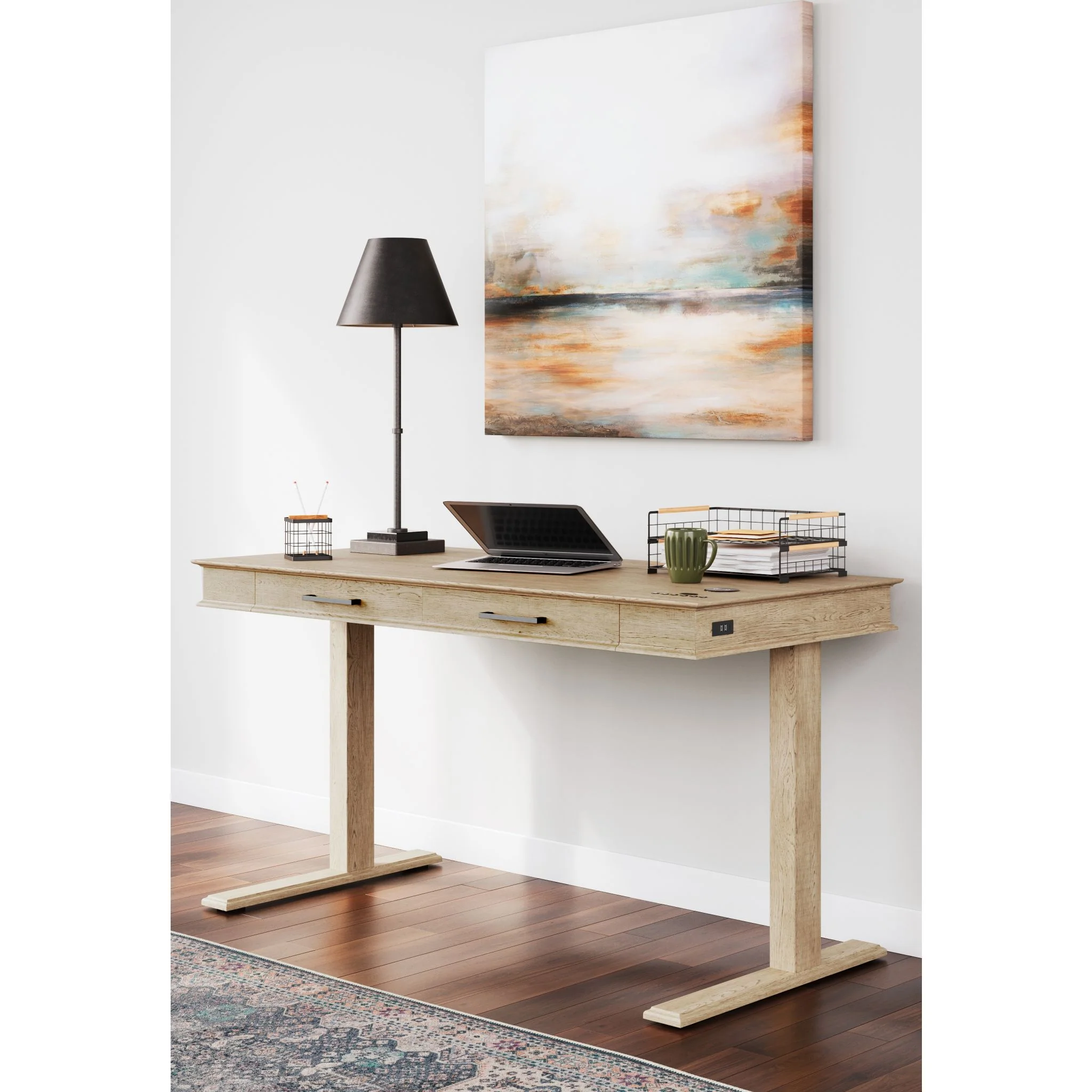 Elmferd Adjustable Height Desk - Image 2