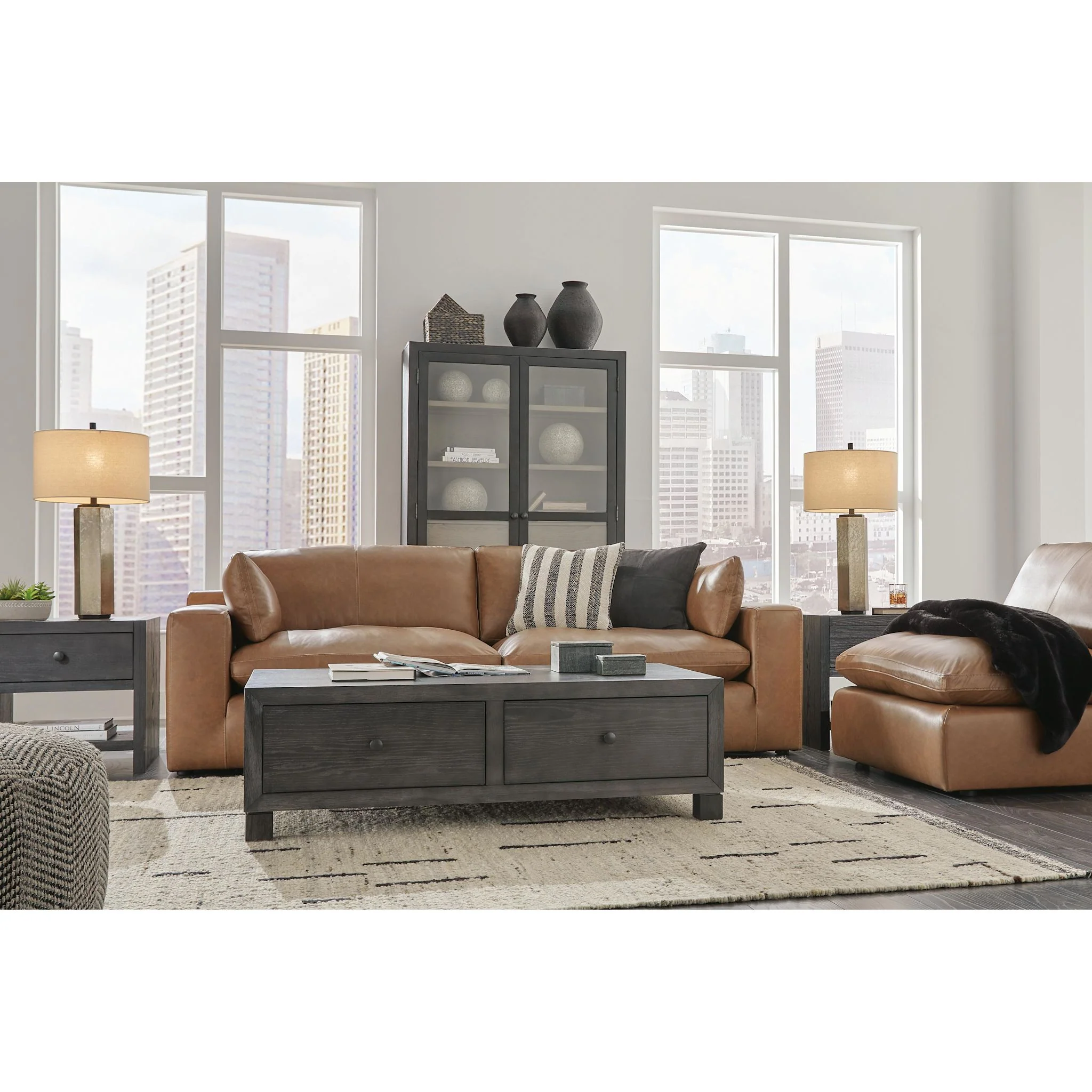 Emilia Cloud Collection 2 Piece Modular Sectional - Image 10