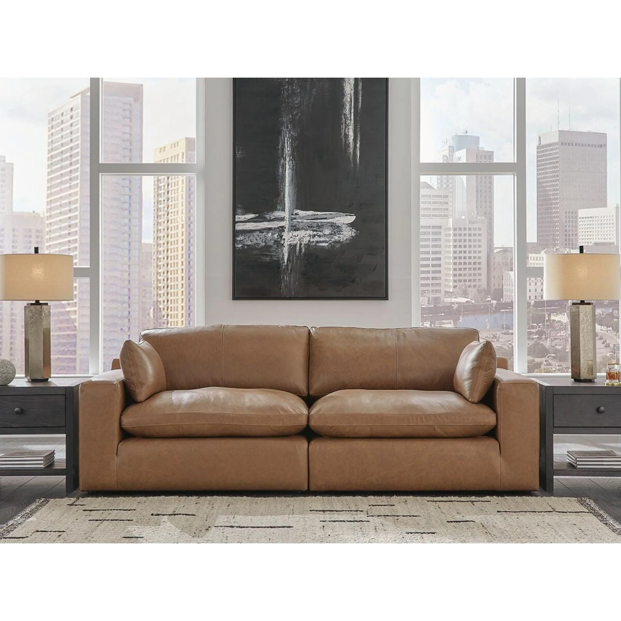 Emilia Cloud Collection 2 Piece Modular Sectional - Image 12