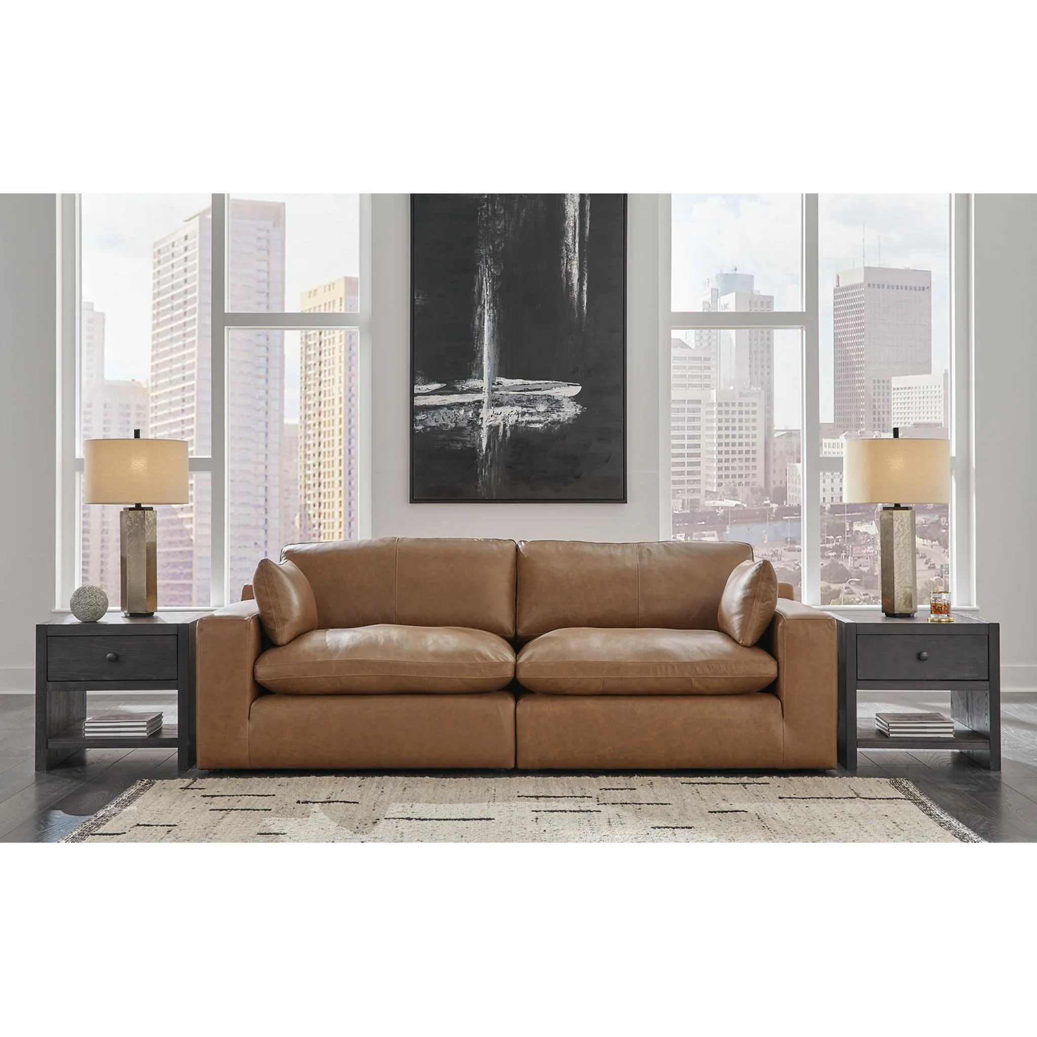 Emilia Cloud Collection 2 Piece Modular Sectional - Image 2