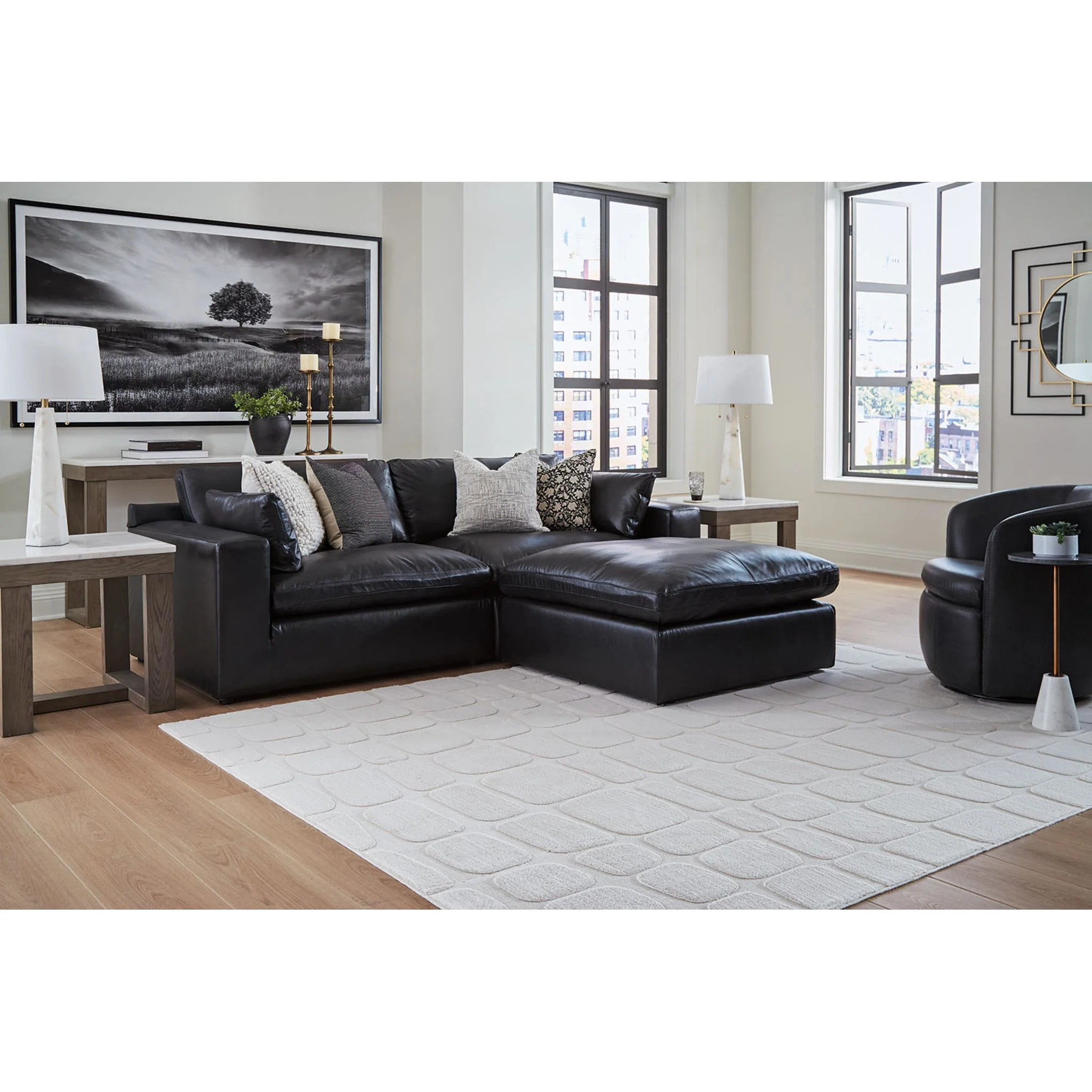 Emilia Cloud Collection 2 Piece Modular Sectional - Image 20