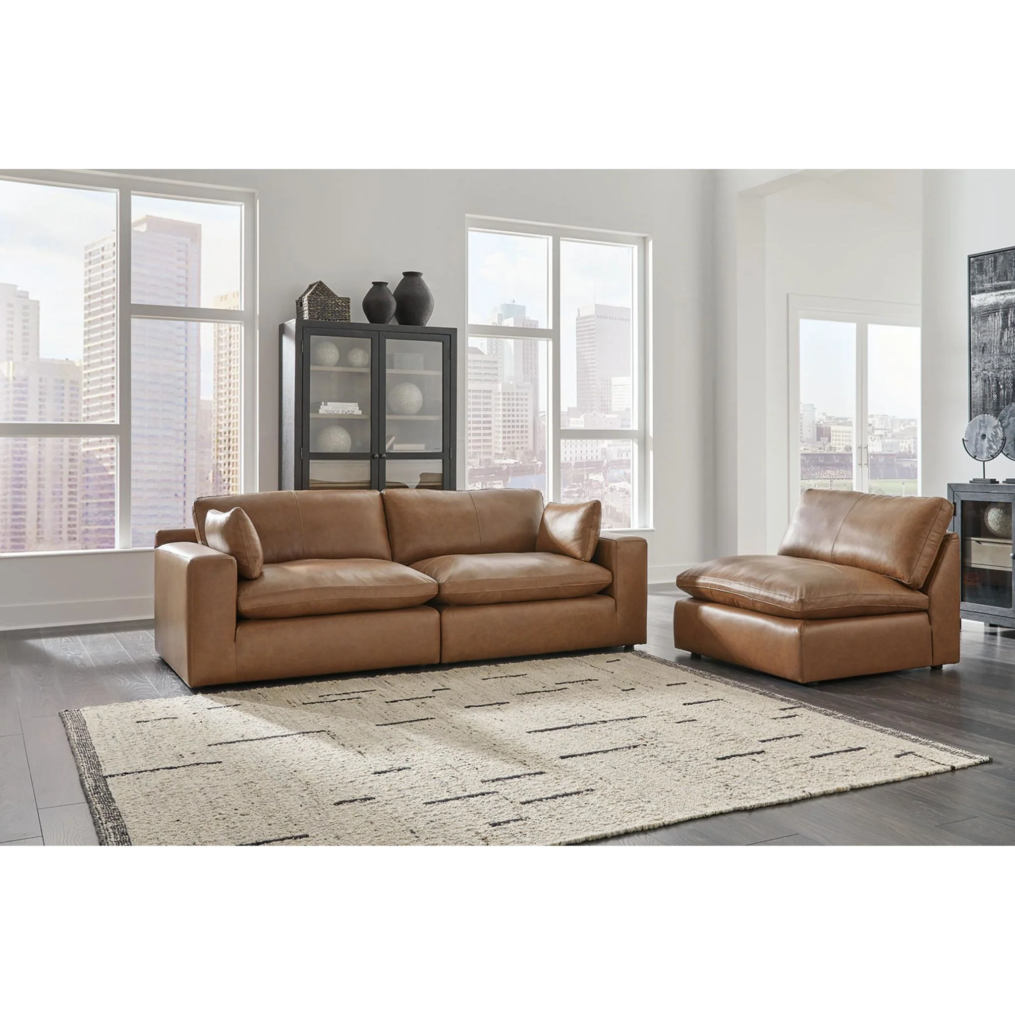 Emilia Cloud Collection 3 Piece Modular Sectional - Image 14