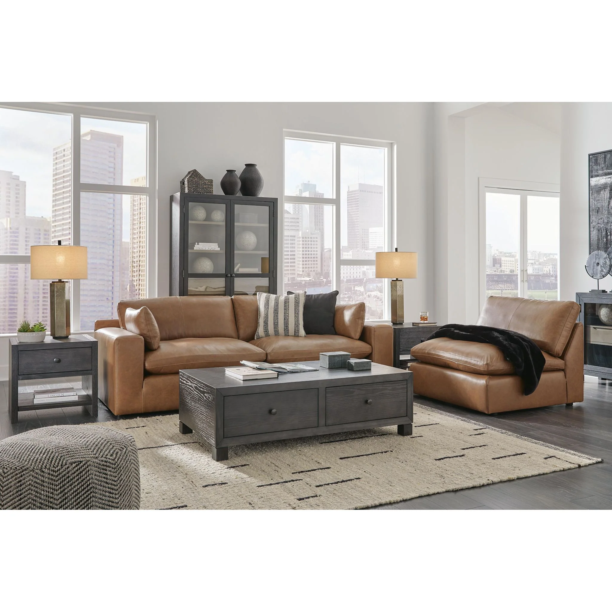 Emilia Cloud Collection 3 Piece Modular Sectional - Image 21