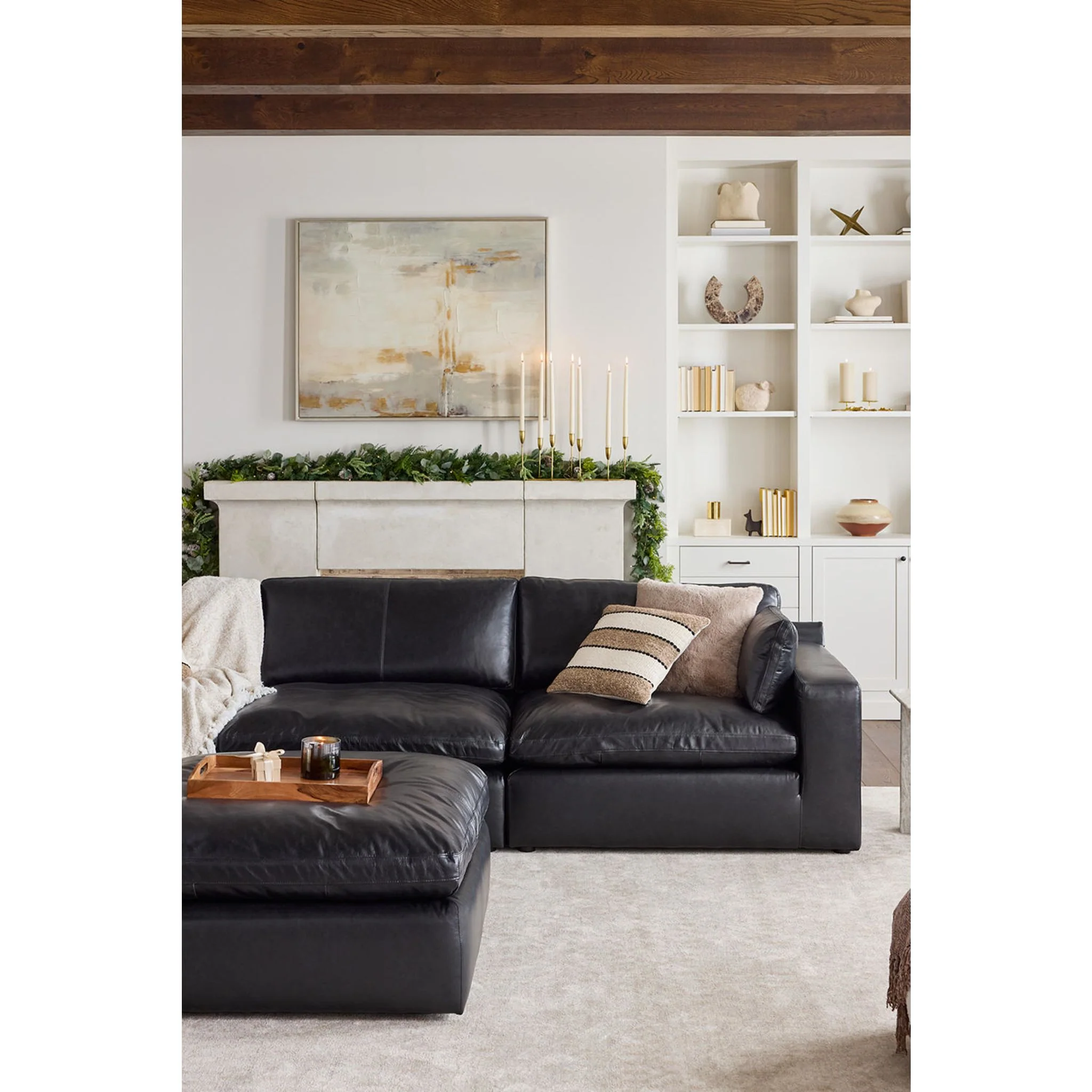 Emilia Cloud Collection 5 Piece Modular Sectional - Image 9