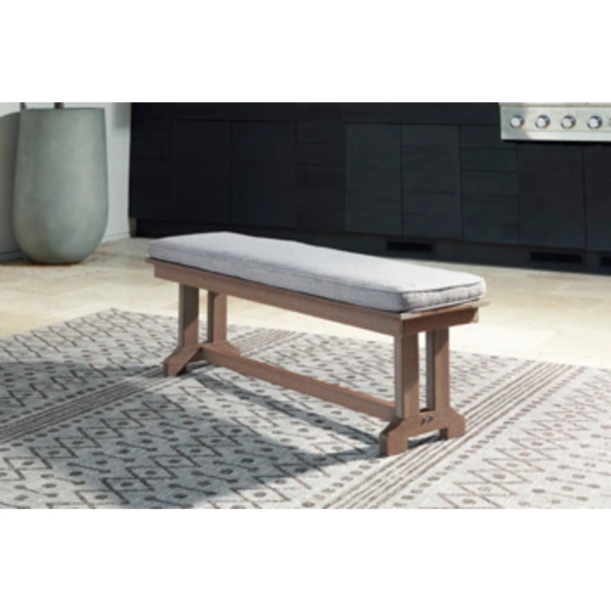 Outdoor Emmeline Bench with Cushion - Image 3