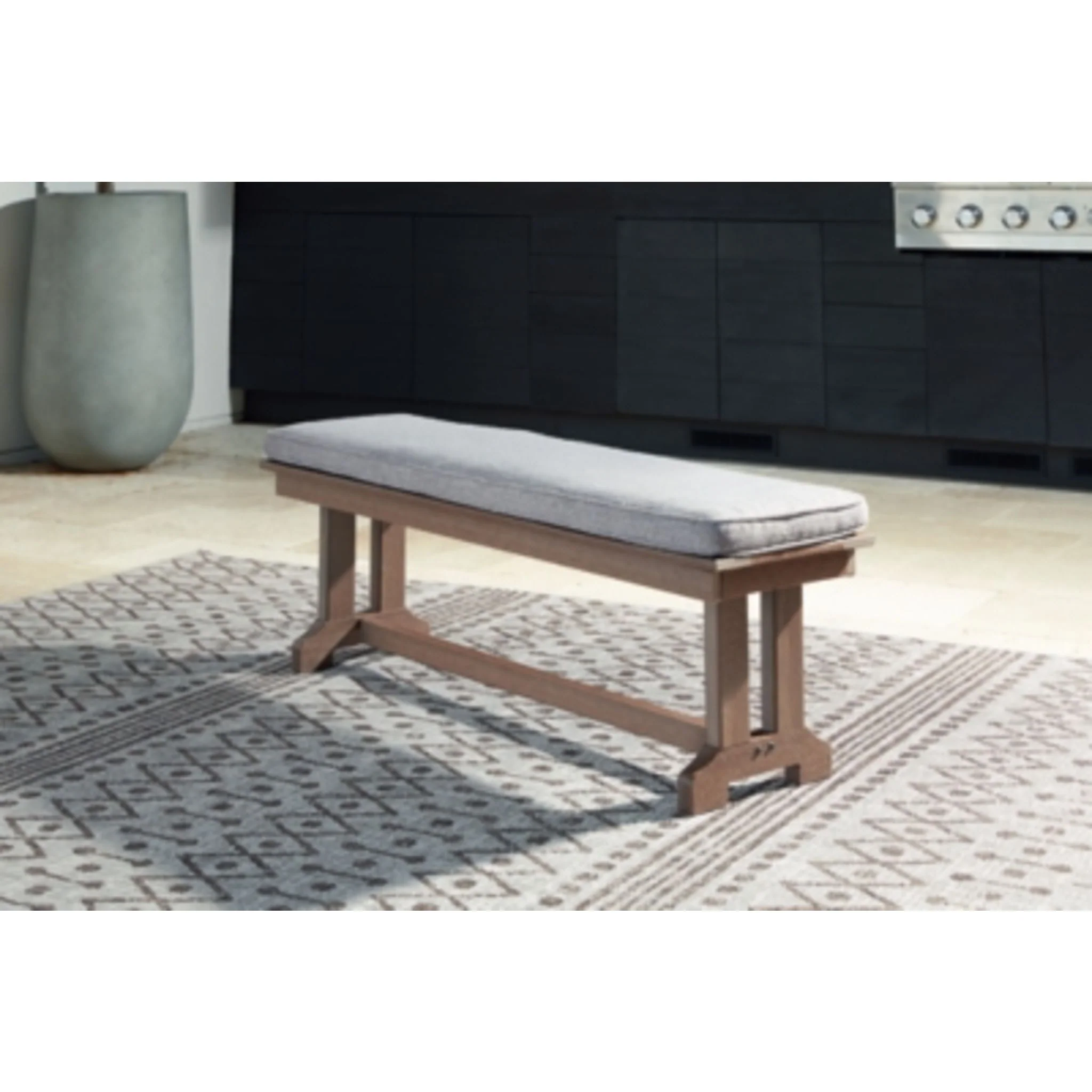 Outdoor Emmeline Bench with Cushion - Image 7