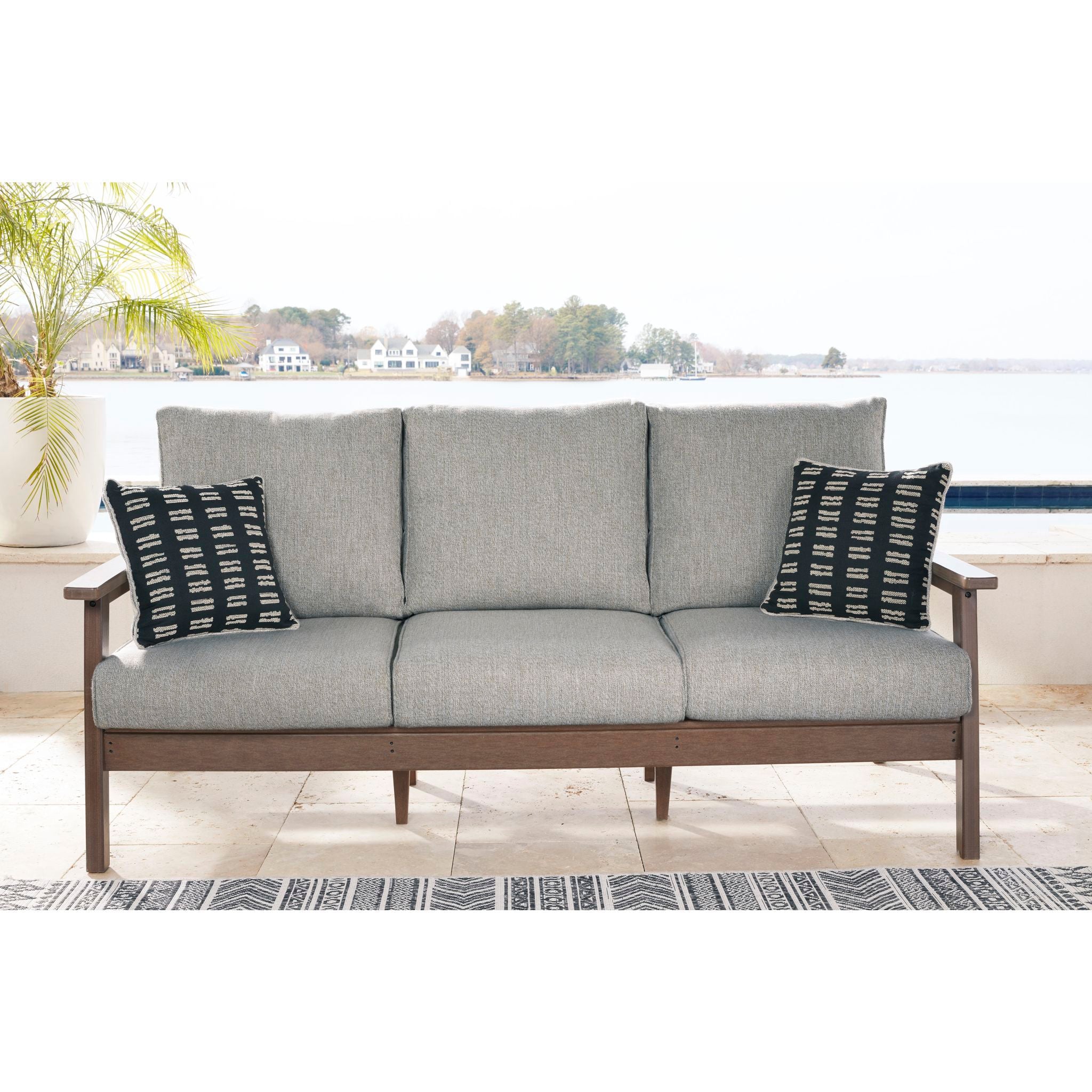 Emmeline Outdoor Sofa with Cushion - Image 2