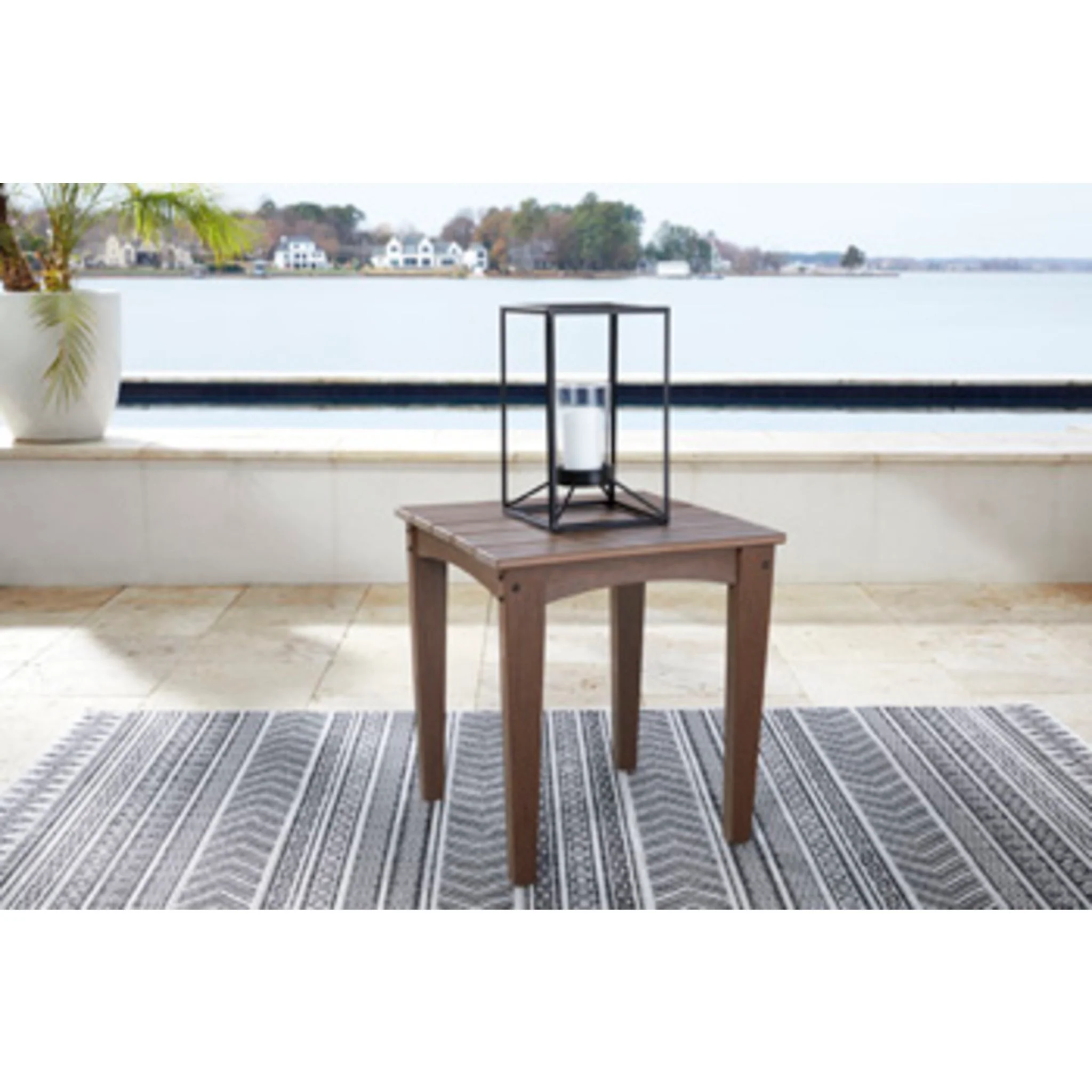 Emmeline Outdoor Square End Table - Image 3