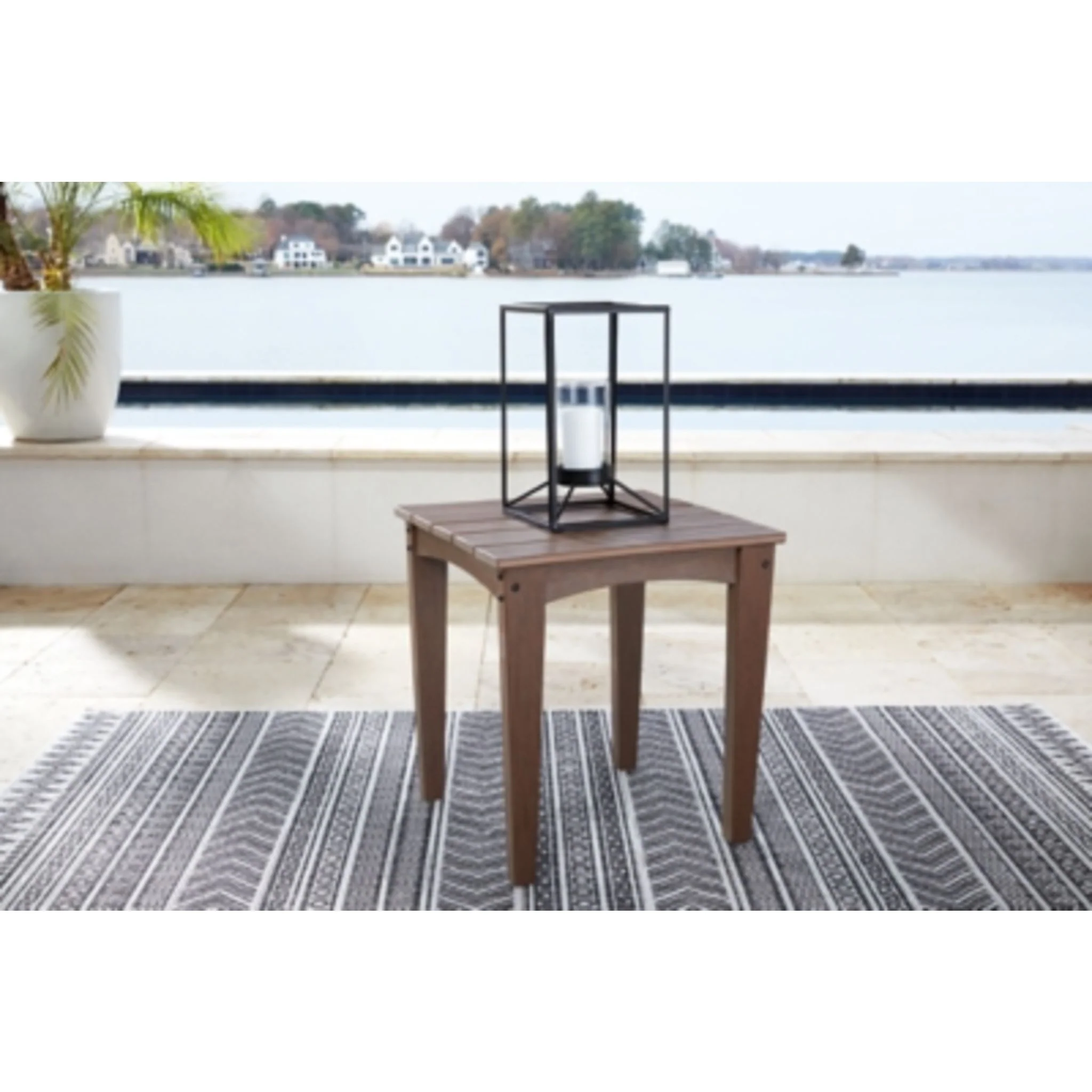 Emmeline Outdoor Square End Table - Image 7