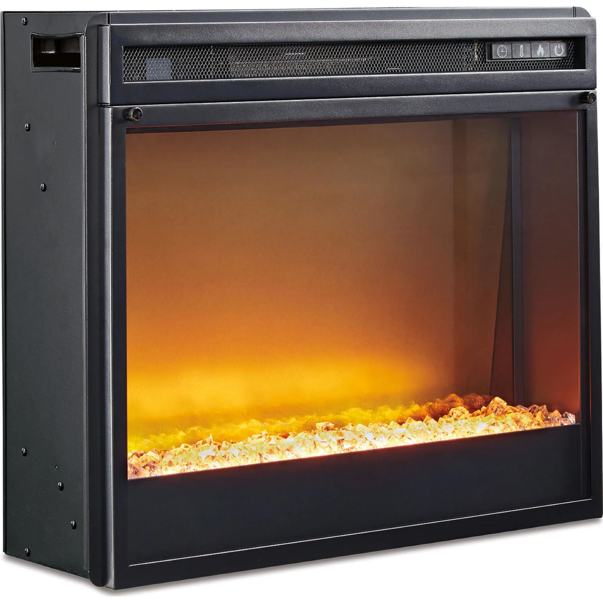 Entertainment Accessories Fireplace Insert with Crushed Glass - Image 11