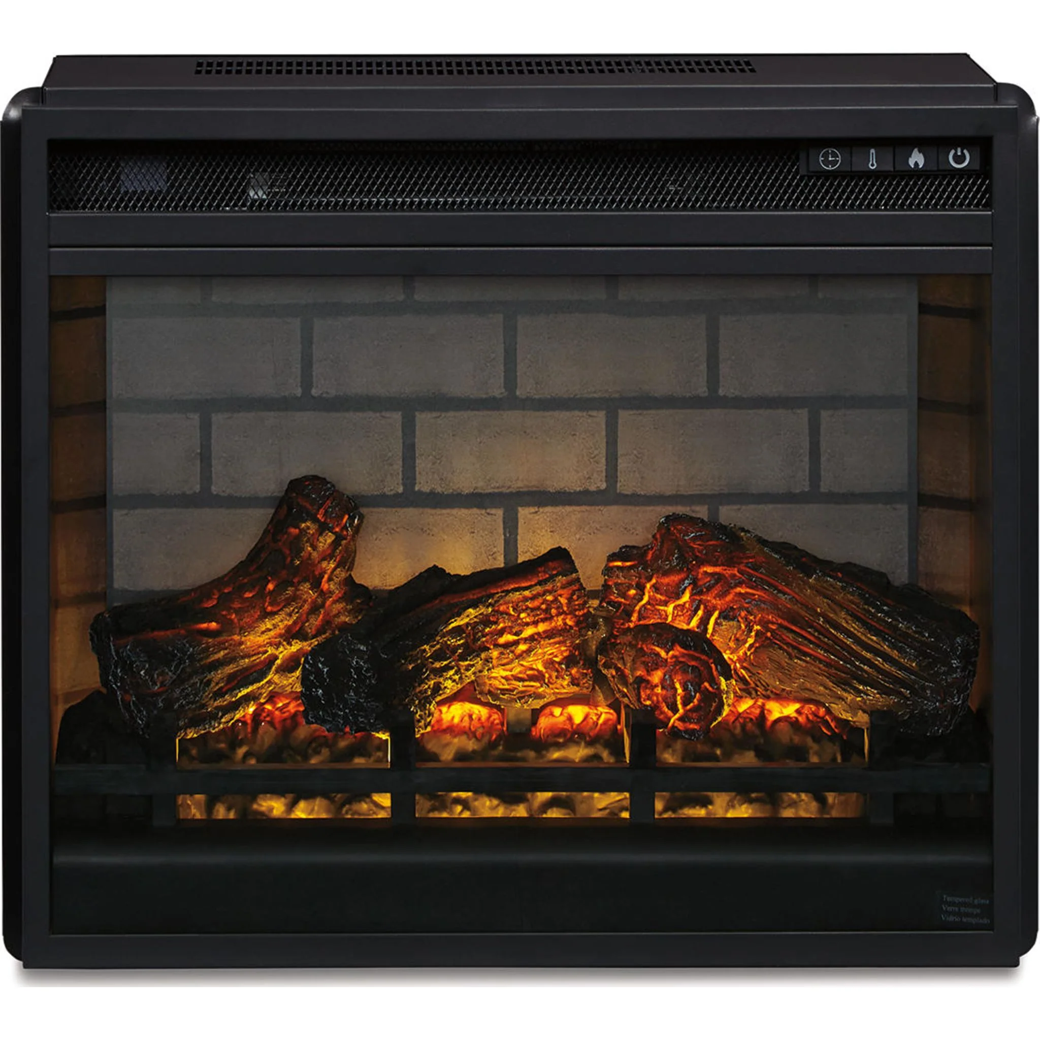 Entertainment Accessories Fireplace Insert with Logs - Image 5