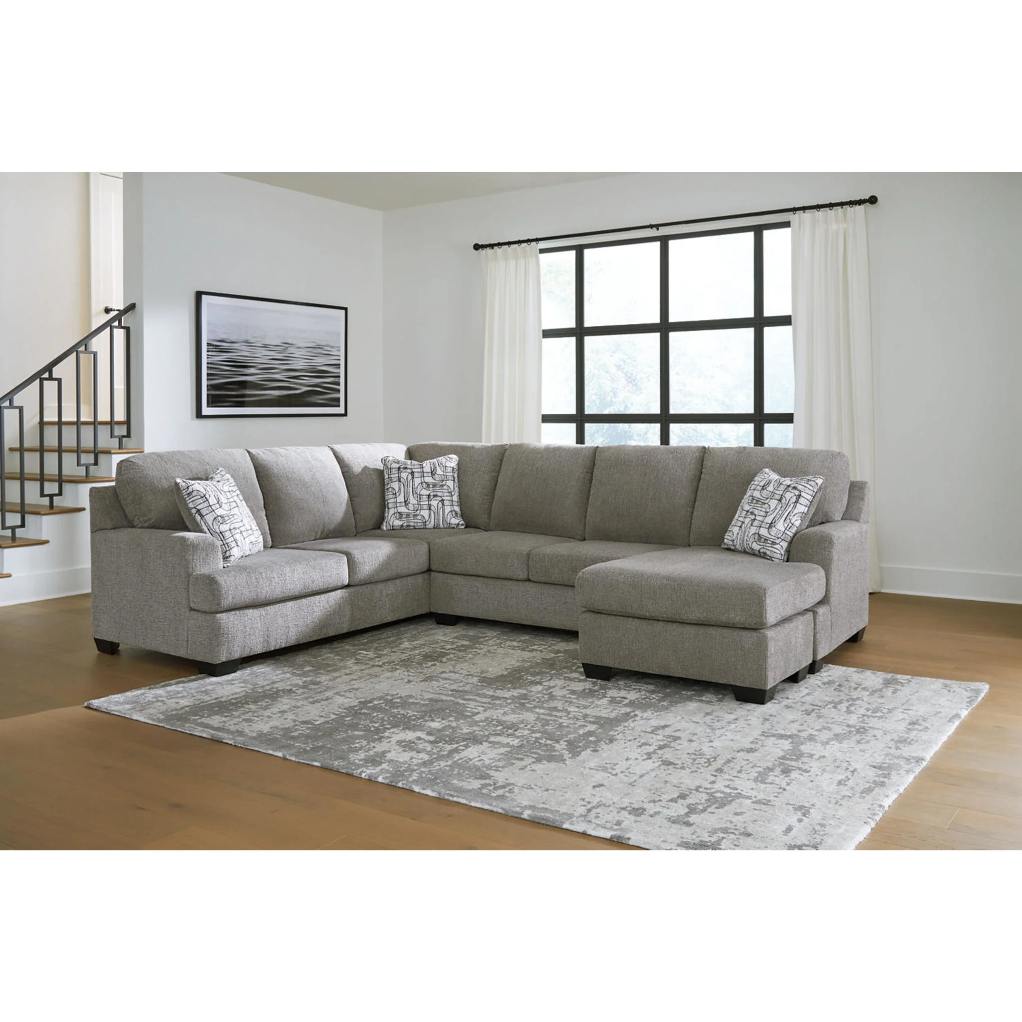 Erinsburg-Exclusive 2 Piece Sectional with Chaise - Image 2