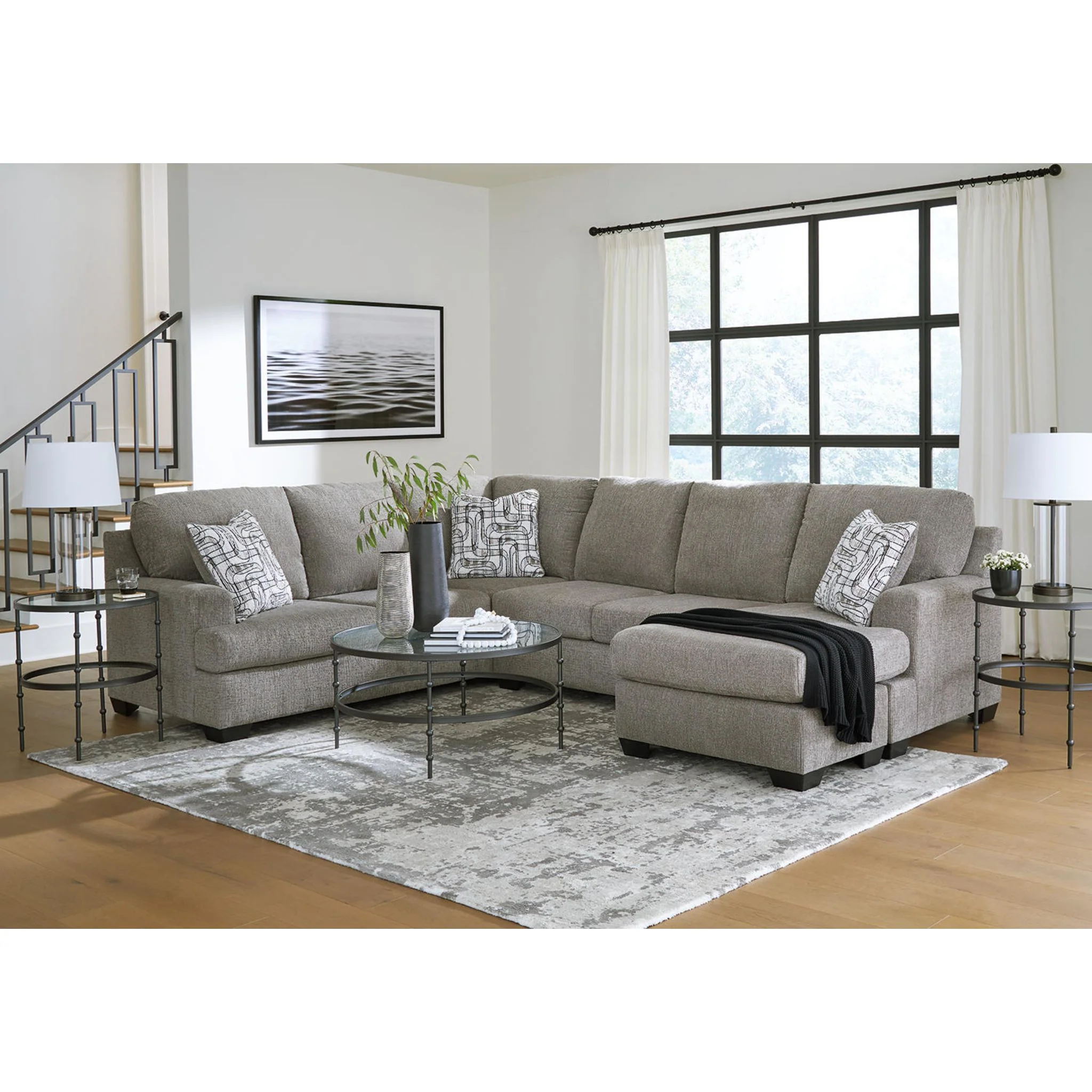 Erinsburg-Exclusive 2 Piece Sectional with Chaise - Image 4