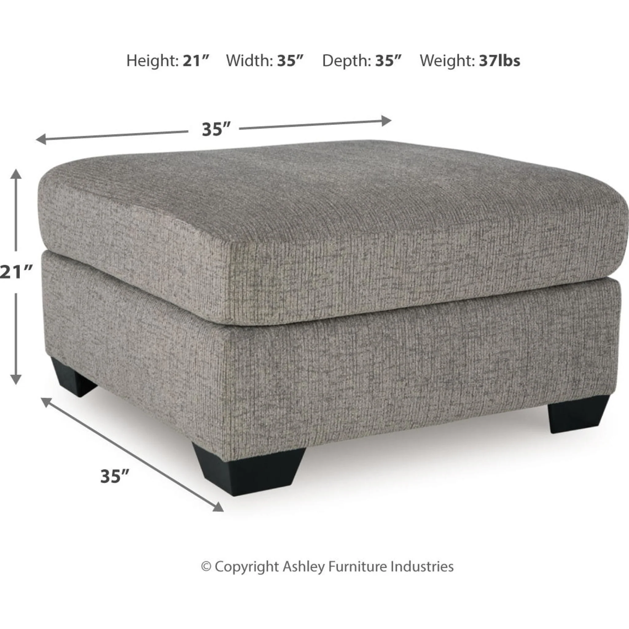 Erinsburg-Exclusive Oversized Accent Ottoman - Image 3