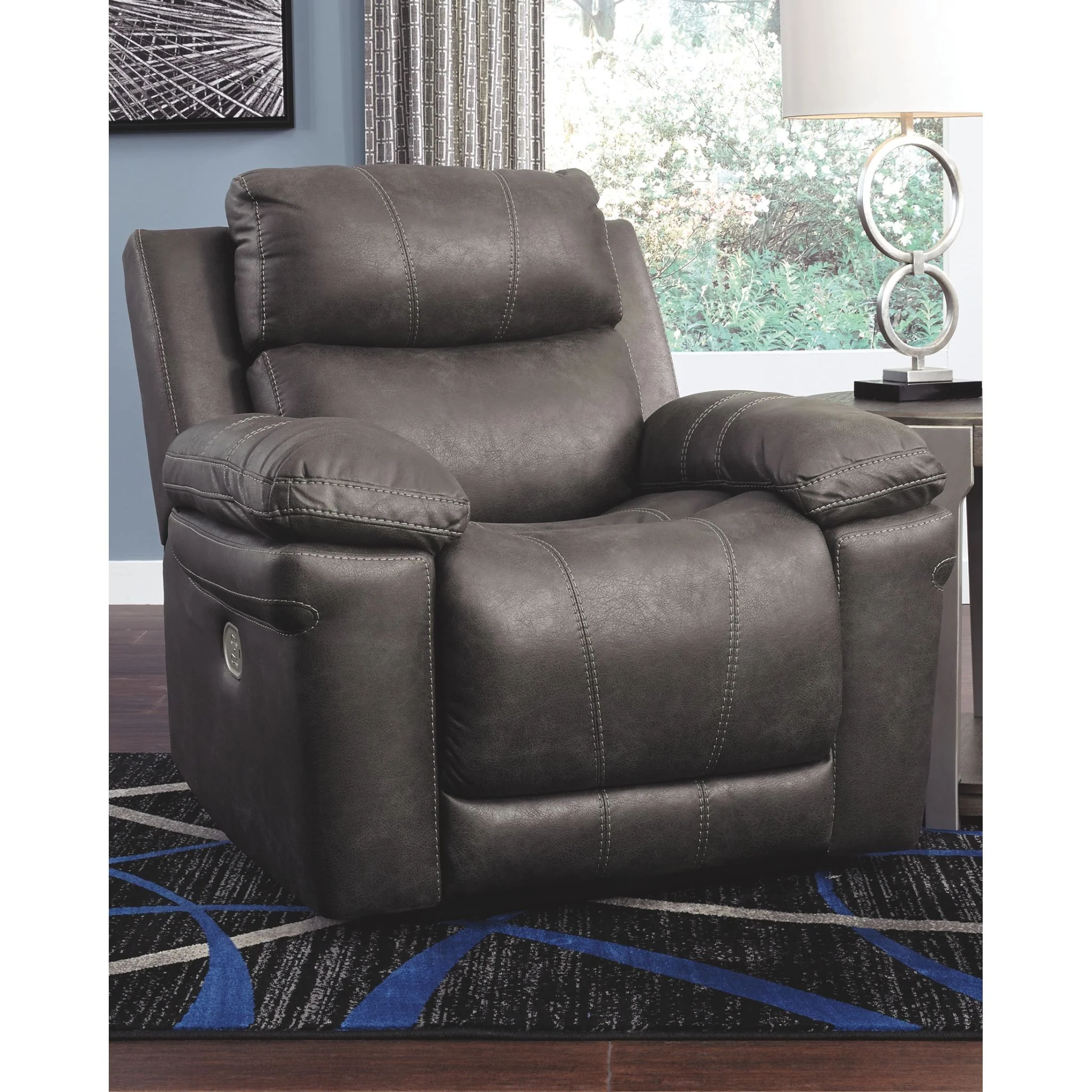 Erlangen Power Recliner with Adjustable Headrest - Image 2