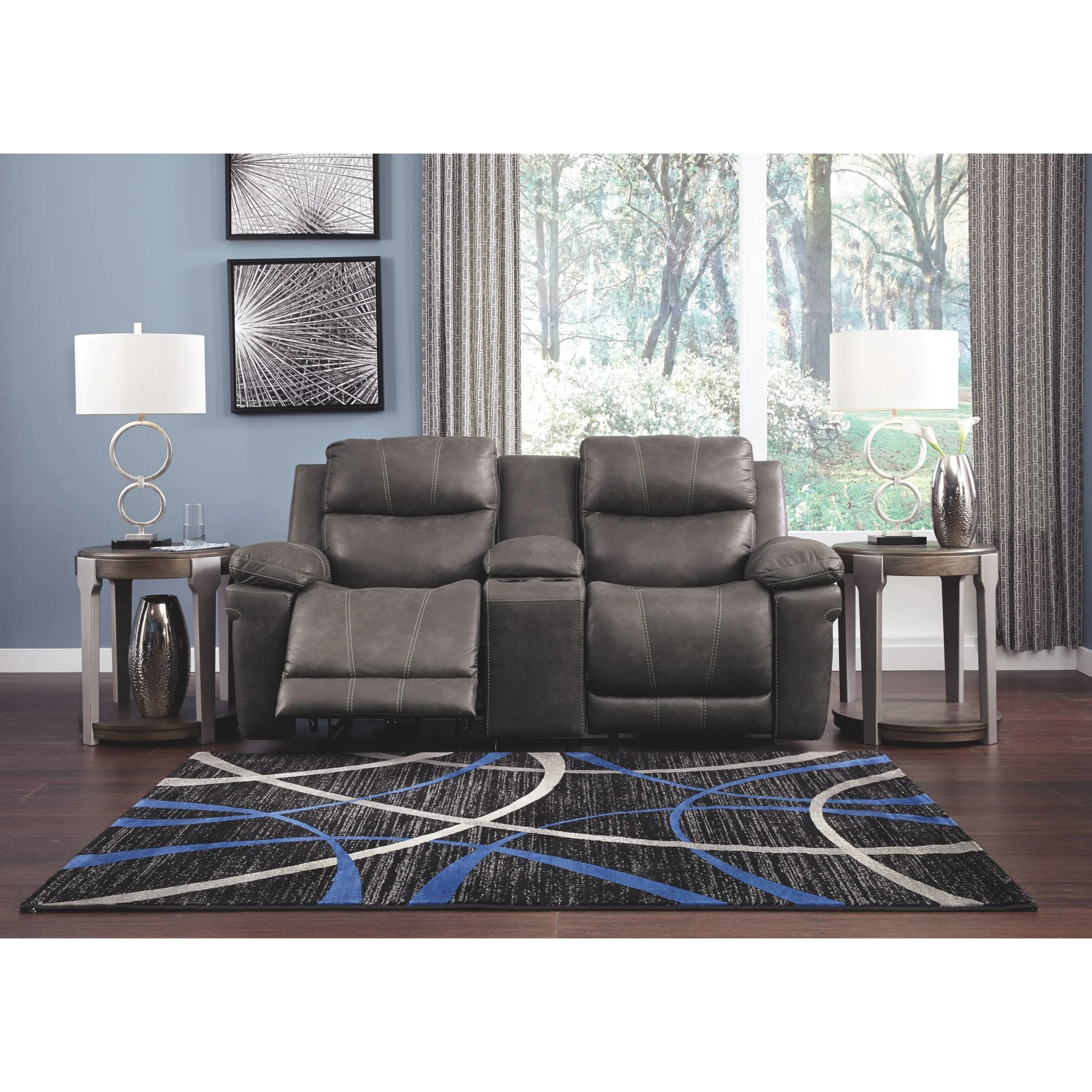 Erlangen Power Reclining Loveseat with Adjustable Headrest - Image 6