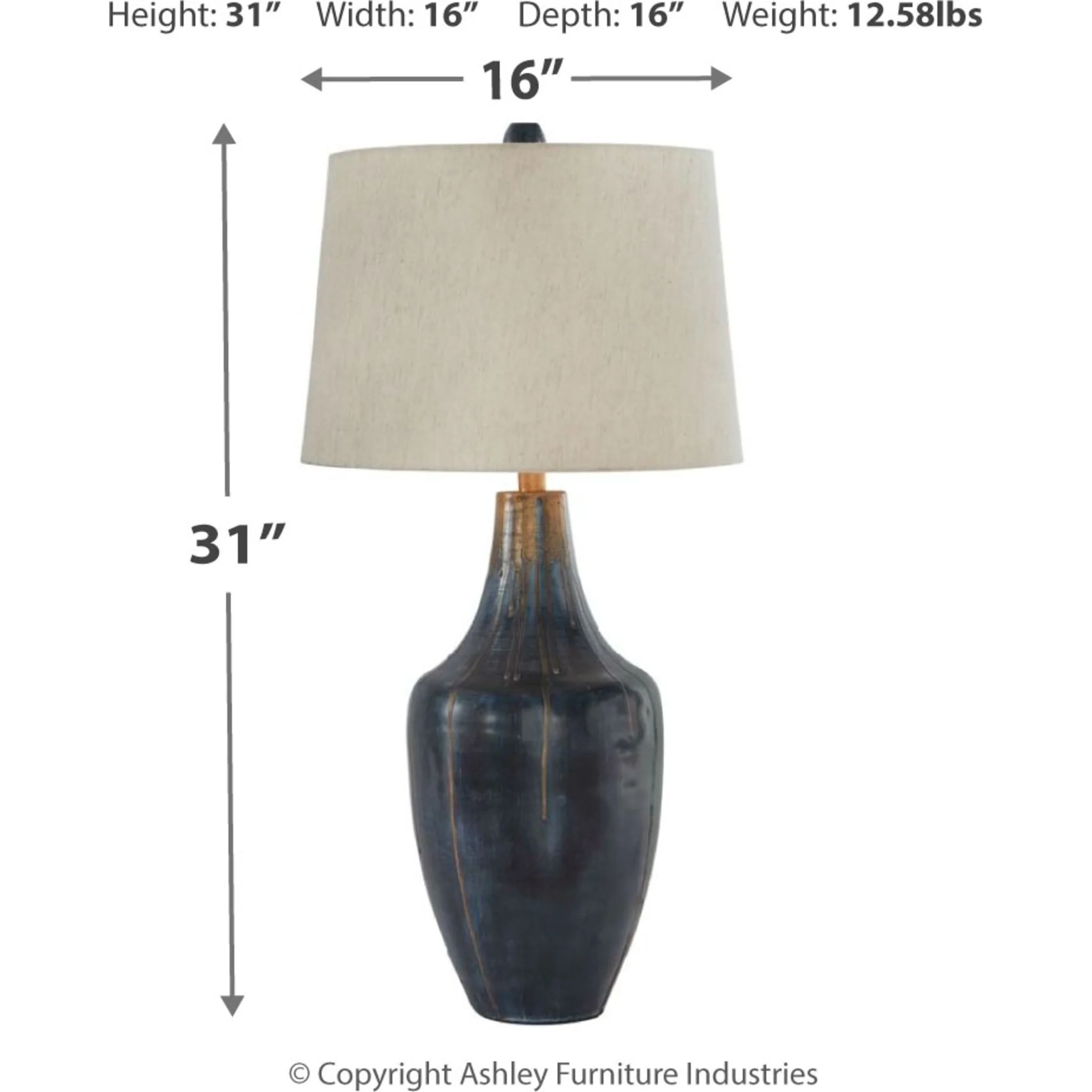 Evania Table Lamp (Single) - Image 4