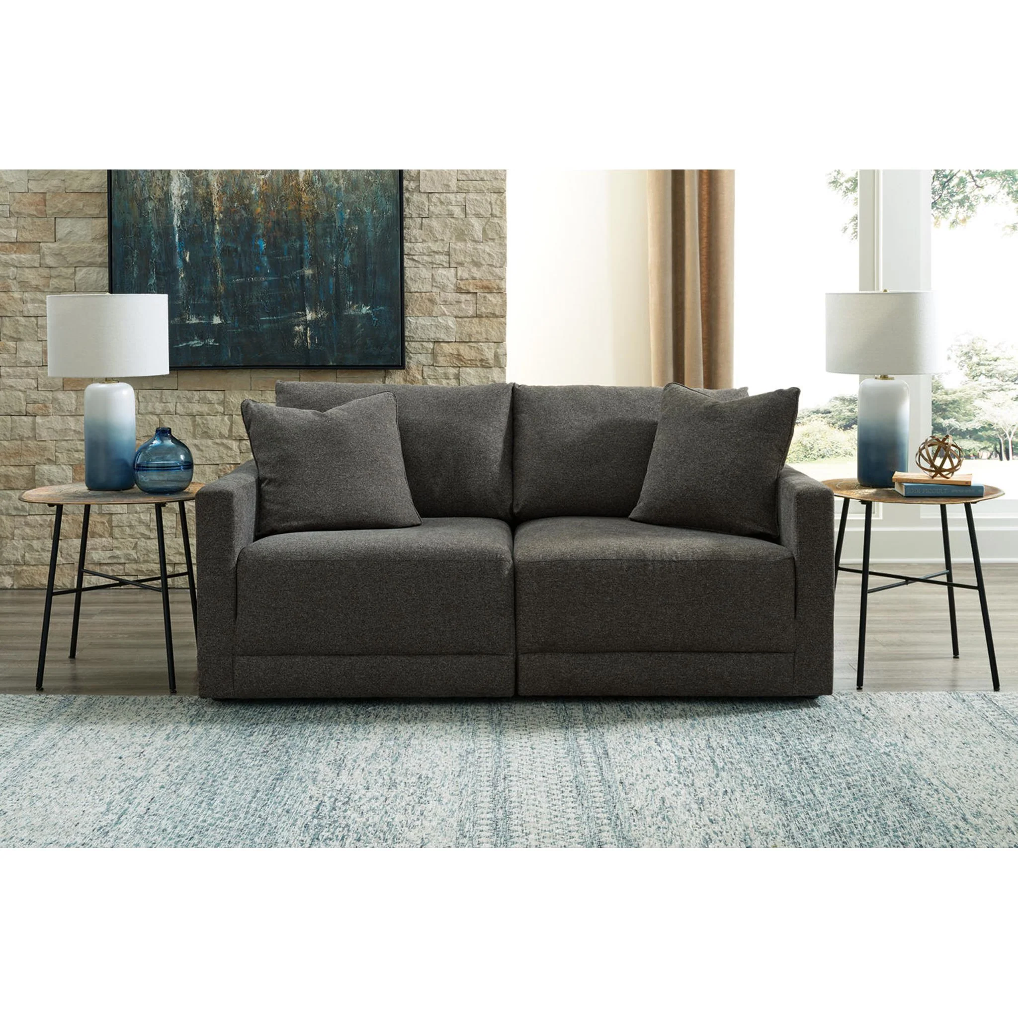 Evey-Exclusive 2 Piece Modular Sectional - Image 9