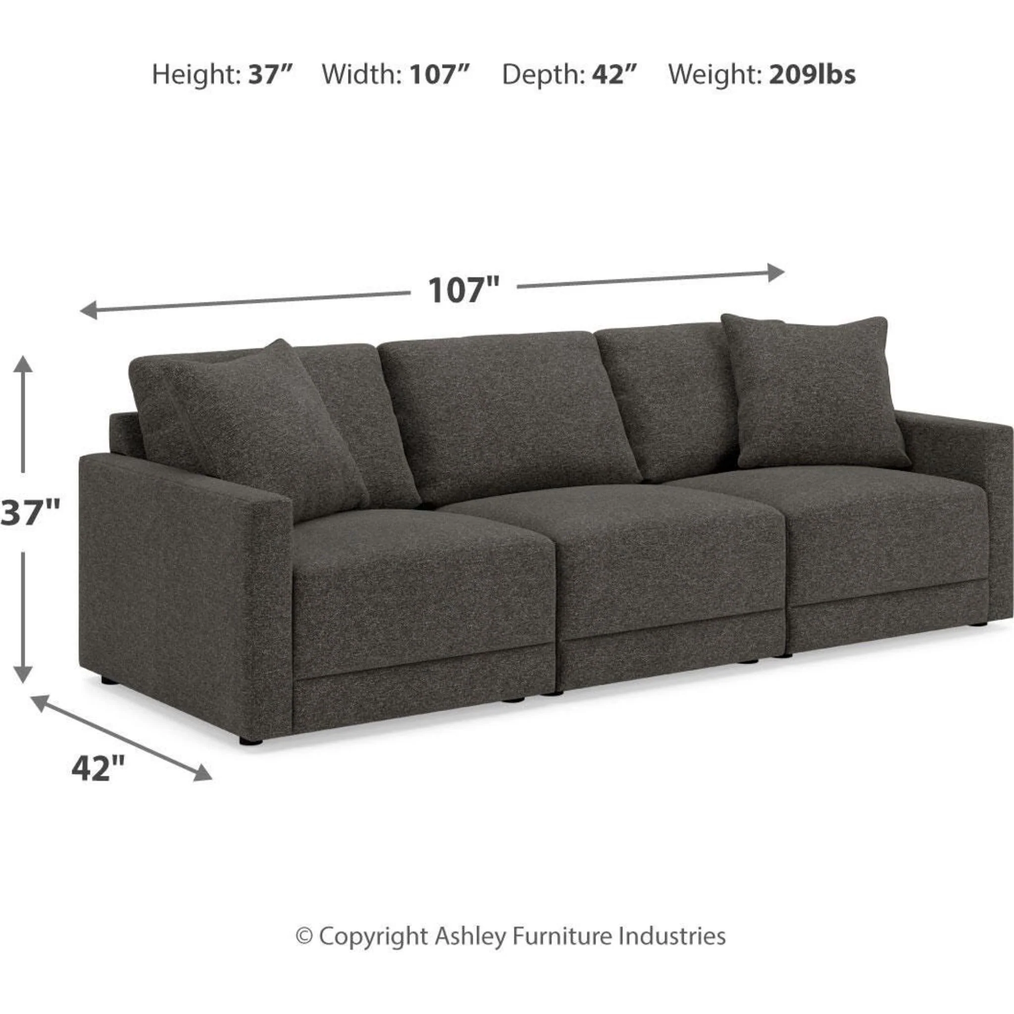 Evey-Exclusive 3 Piece Modular Sectional - Image 11