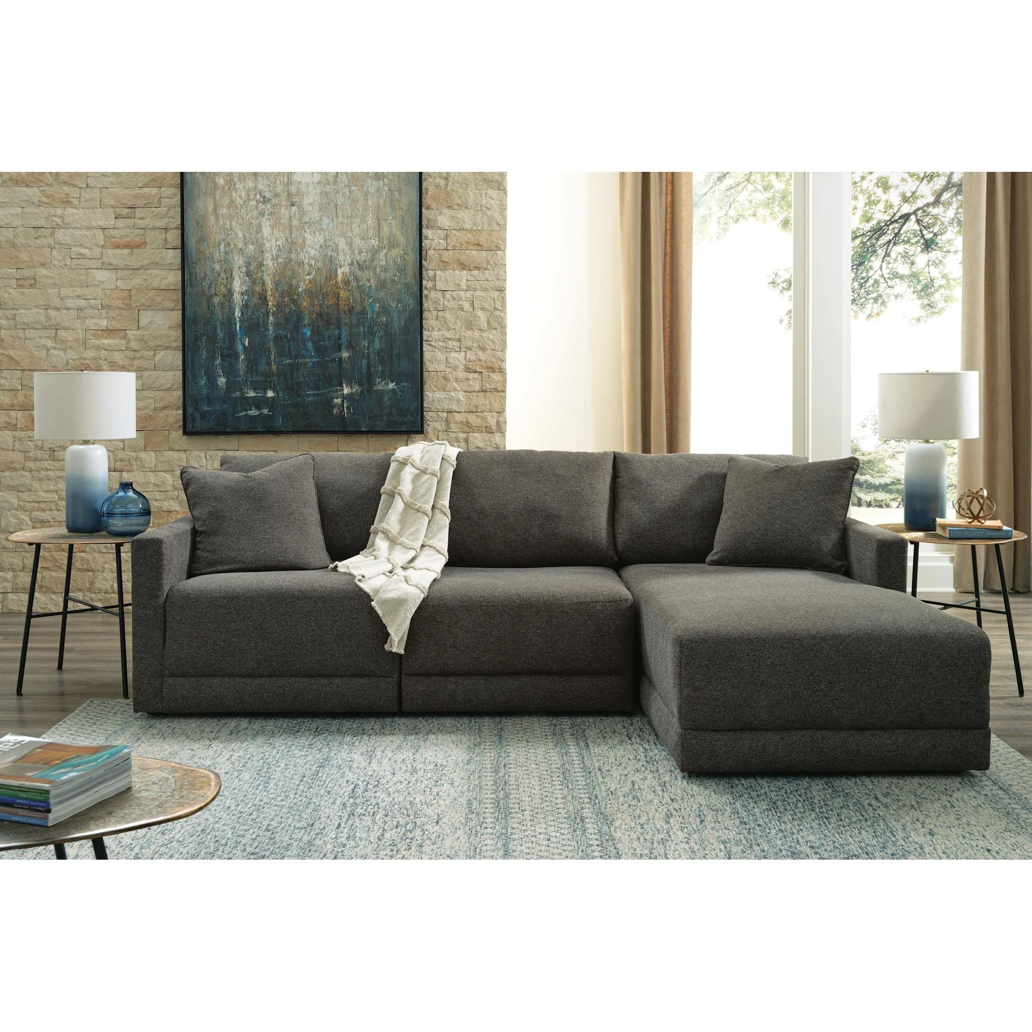 Evey-Exclusive 3 Piece Modular Sectional with Chaise - Image 20