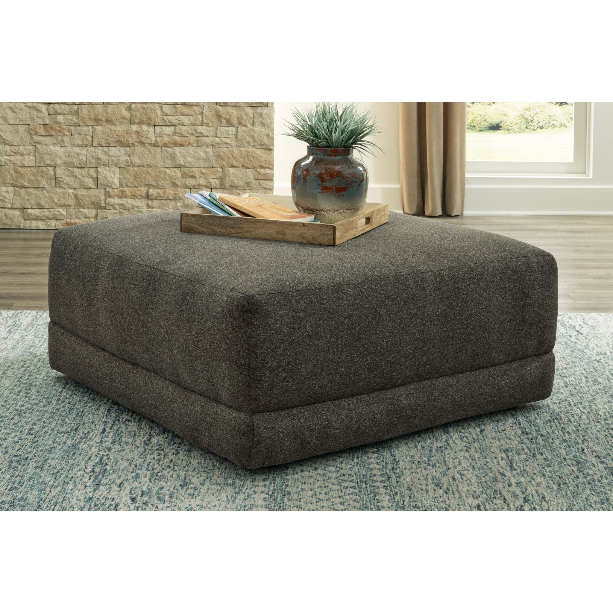 Evey-Exclusive Oversized Accent Ottoman - Image 2