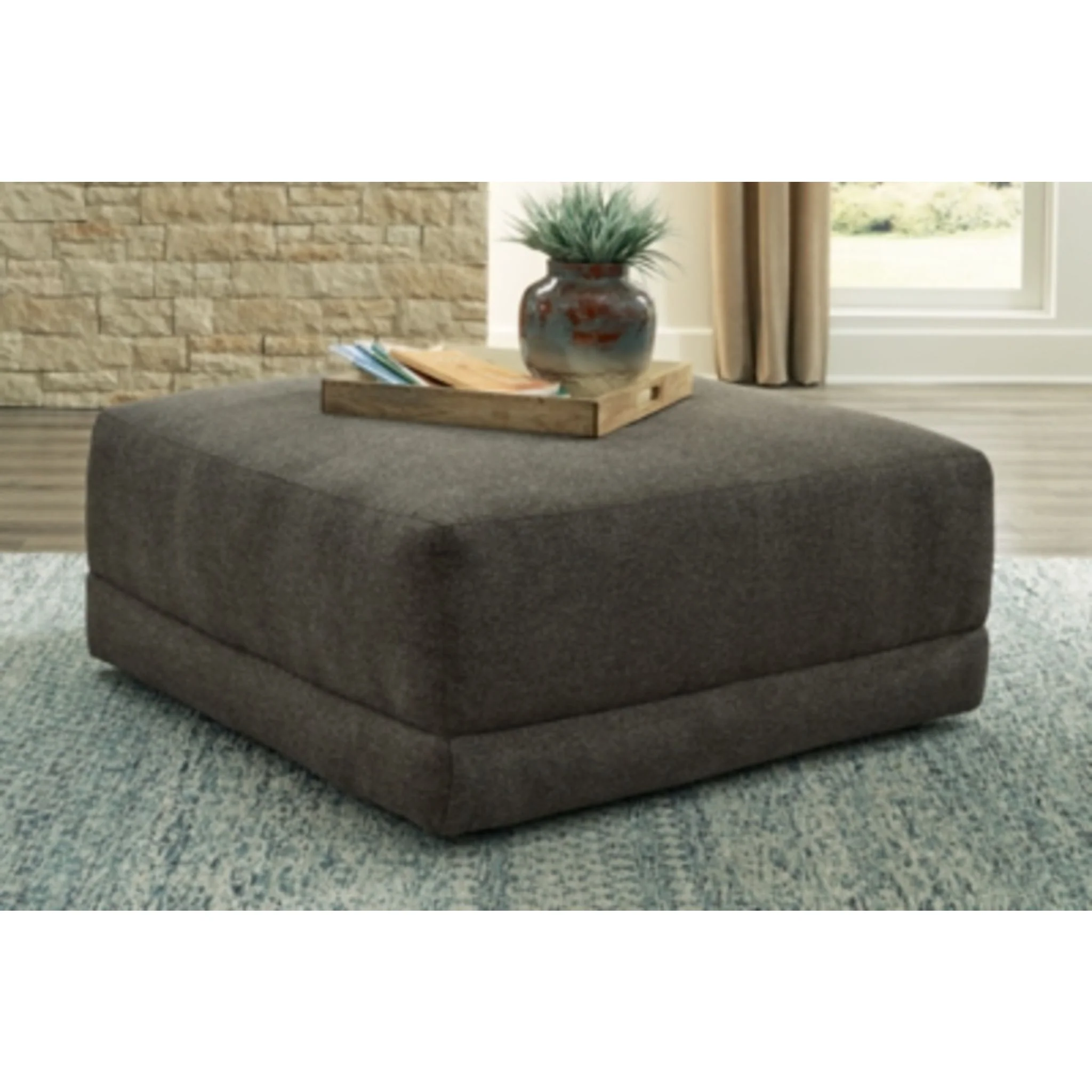 Evey-Exclusive Oversized Accent Ottoman - Image 7