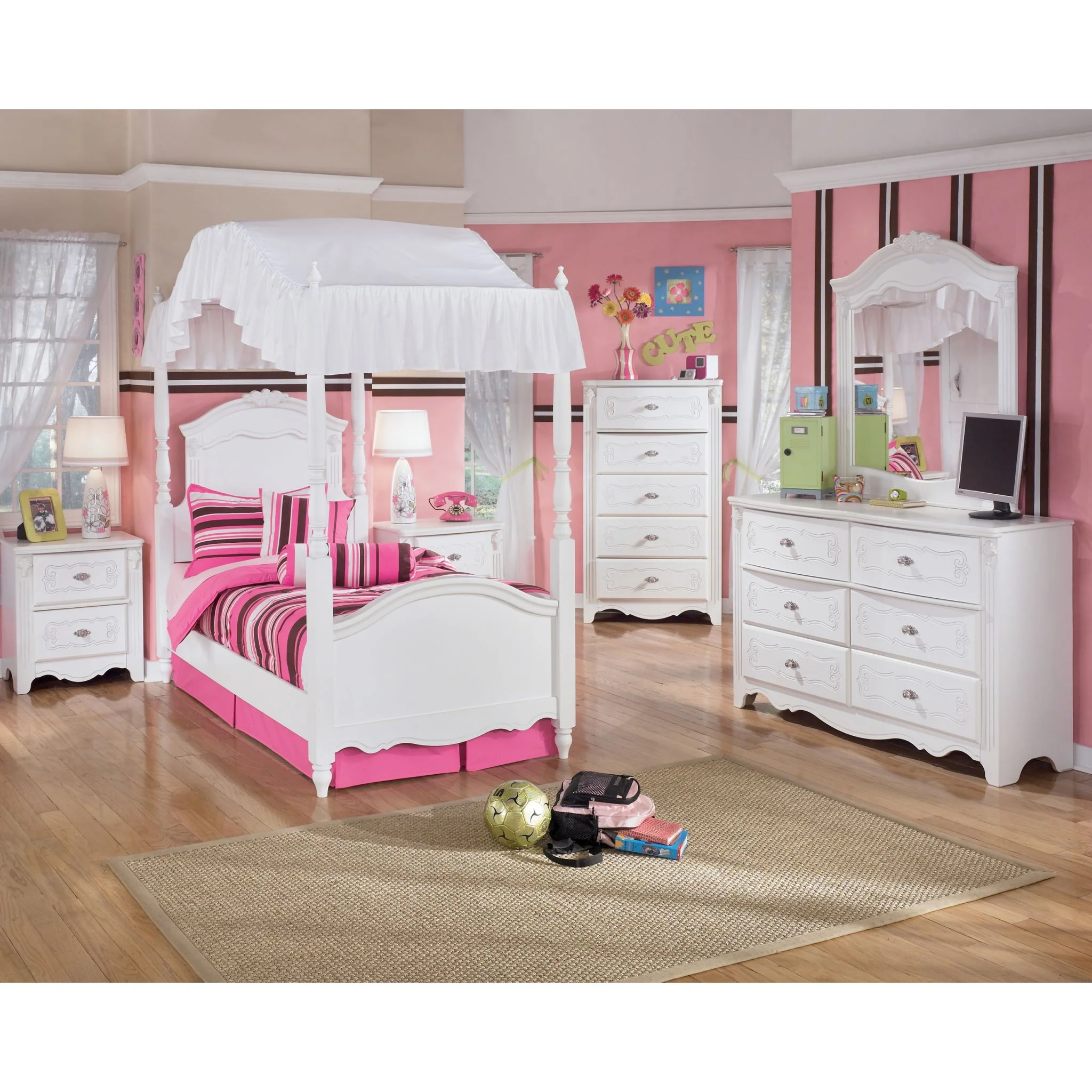 Exquisite 2 Piece Dresser & Mirror - Image 4