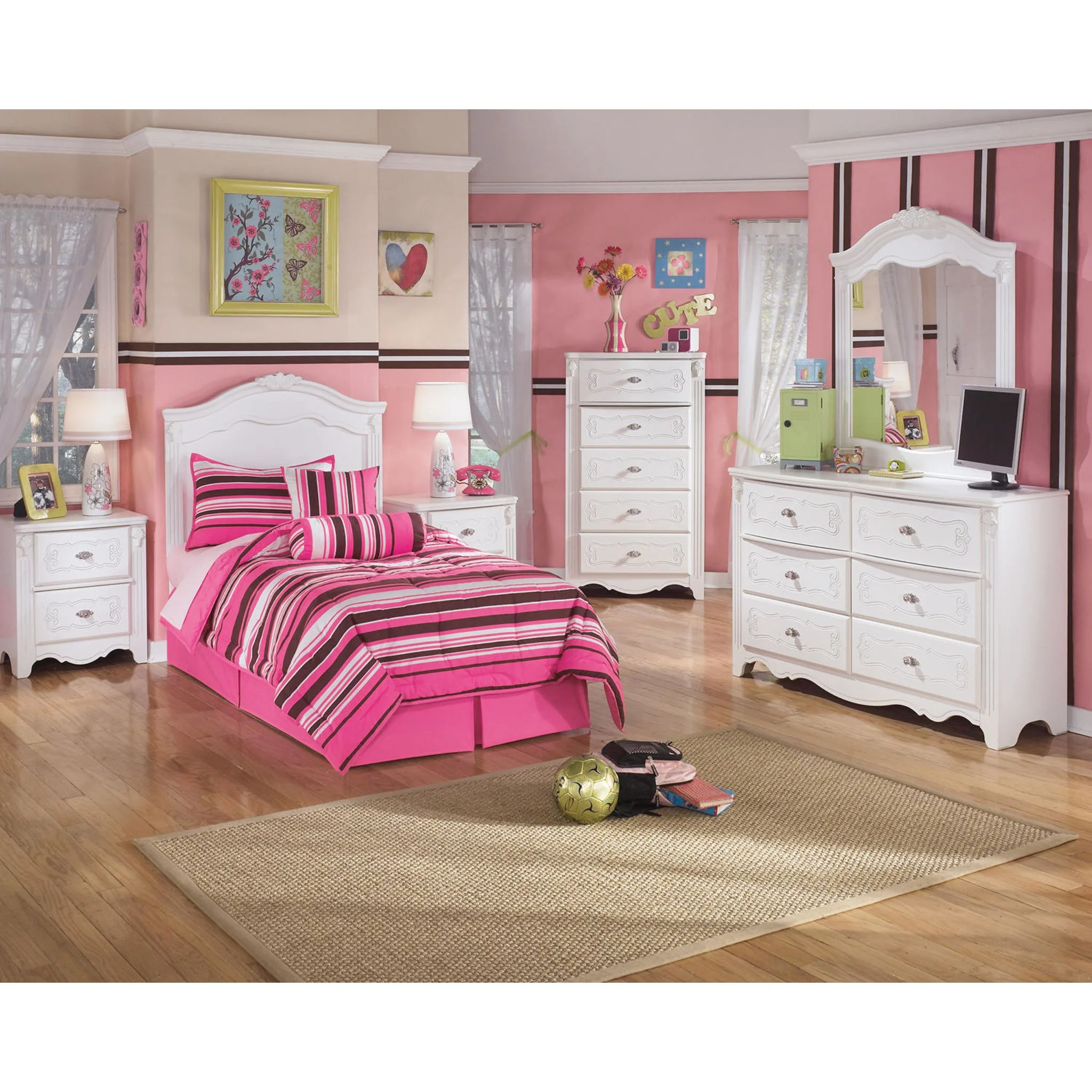 Exquisite 2 Piece Dresser & Mirror - Image 5