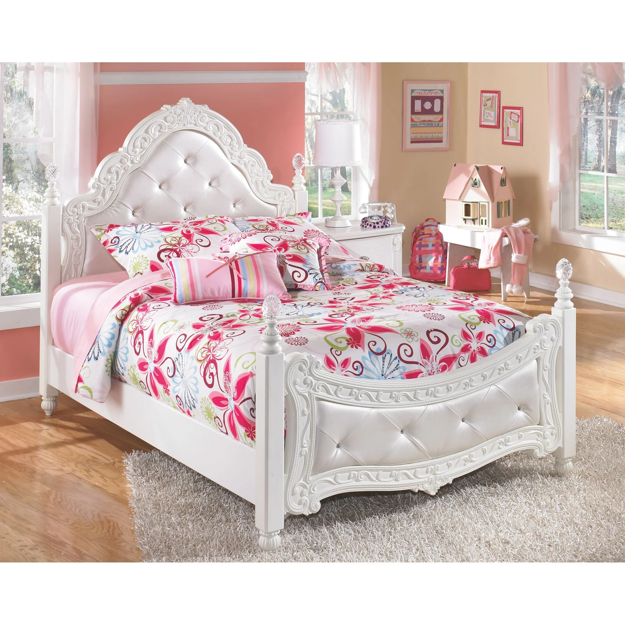 Exquisite 3 Piece Full Poster Bed - Image 2