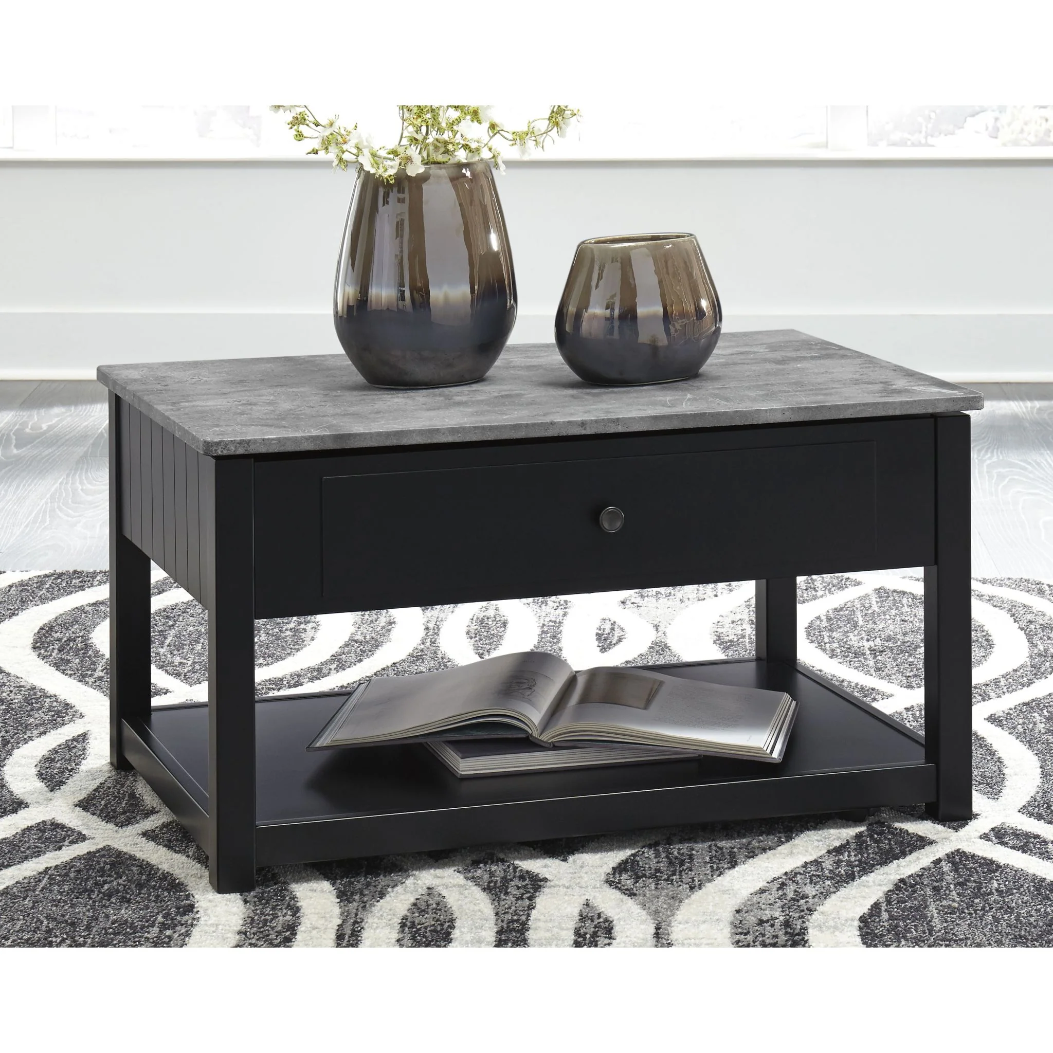 Ezmonei Cocktail Table with Lift Top - Image 2