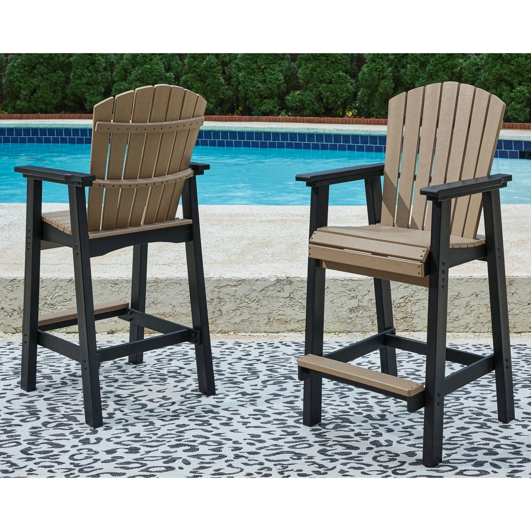Fairen Trail Outdoor Barstool (set of 2) - Image 2
