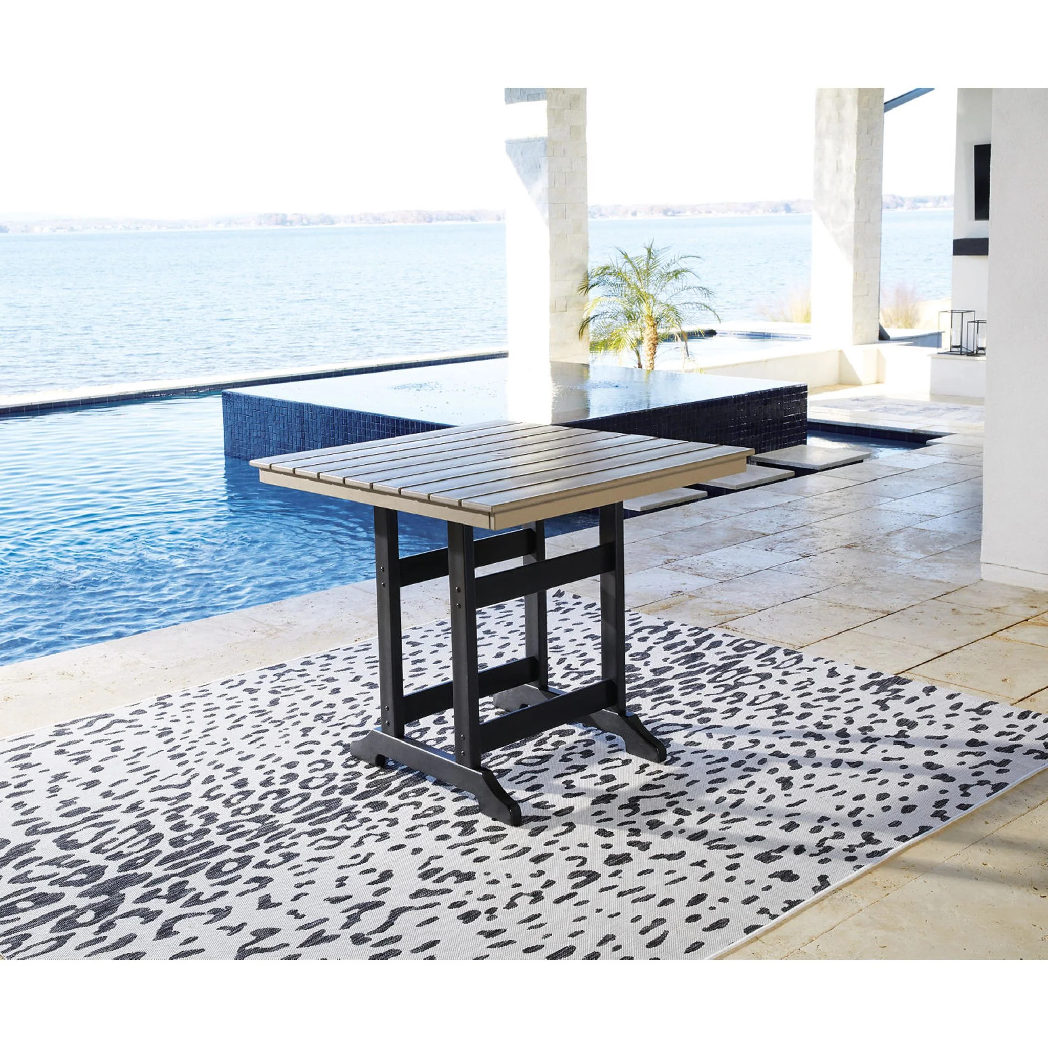 Fairen Trail Outdoor Counter Height Dining Table - Image 2