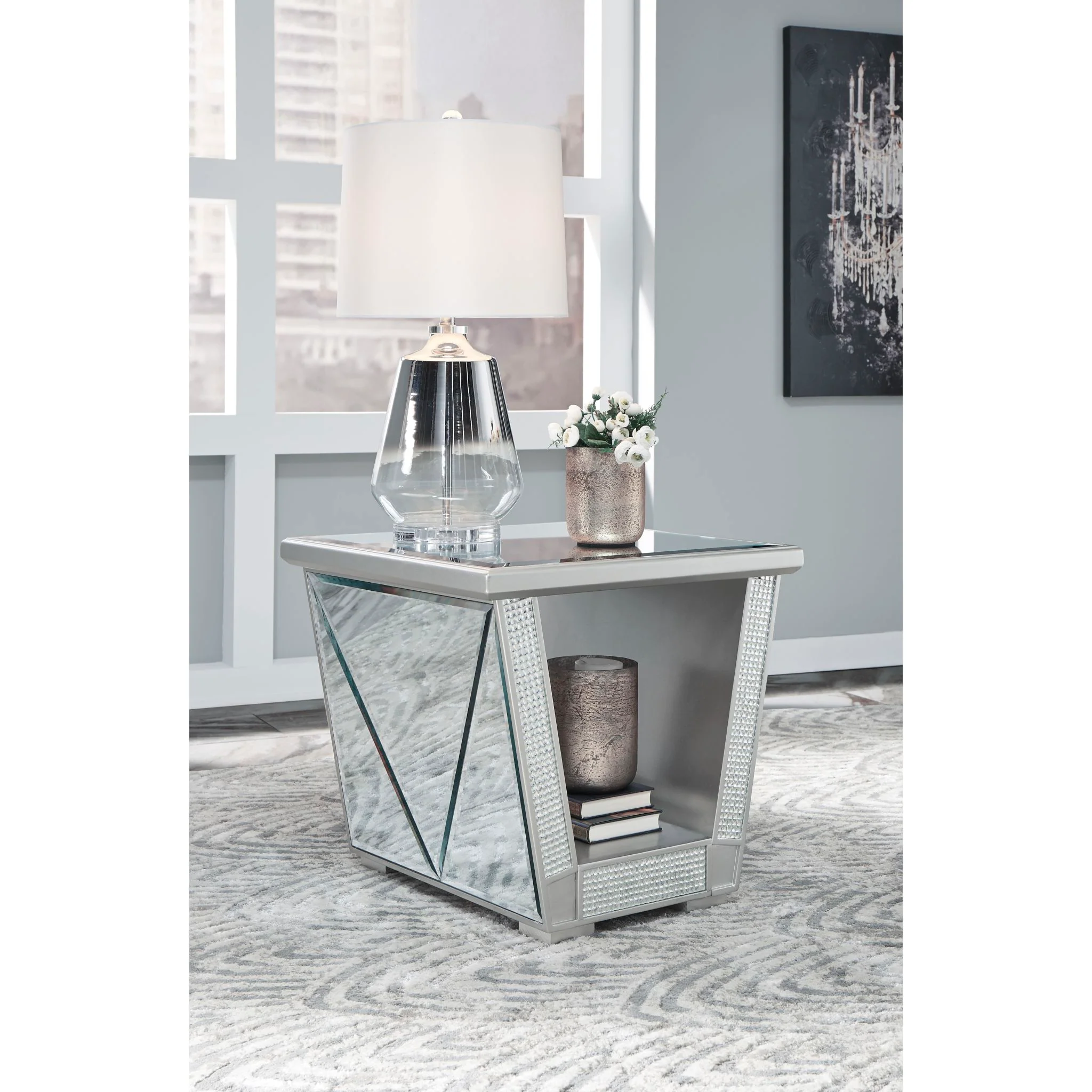 Fanmory Square End Table - Image 2