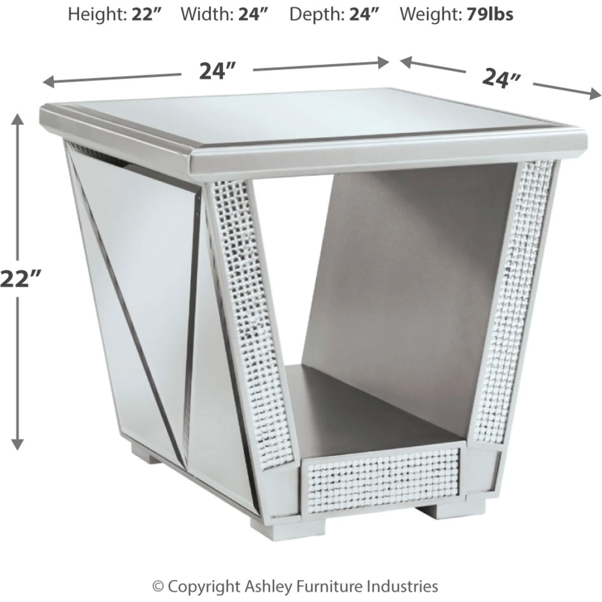 Fanmory Square End Table - Image 8