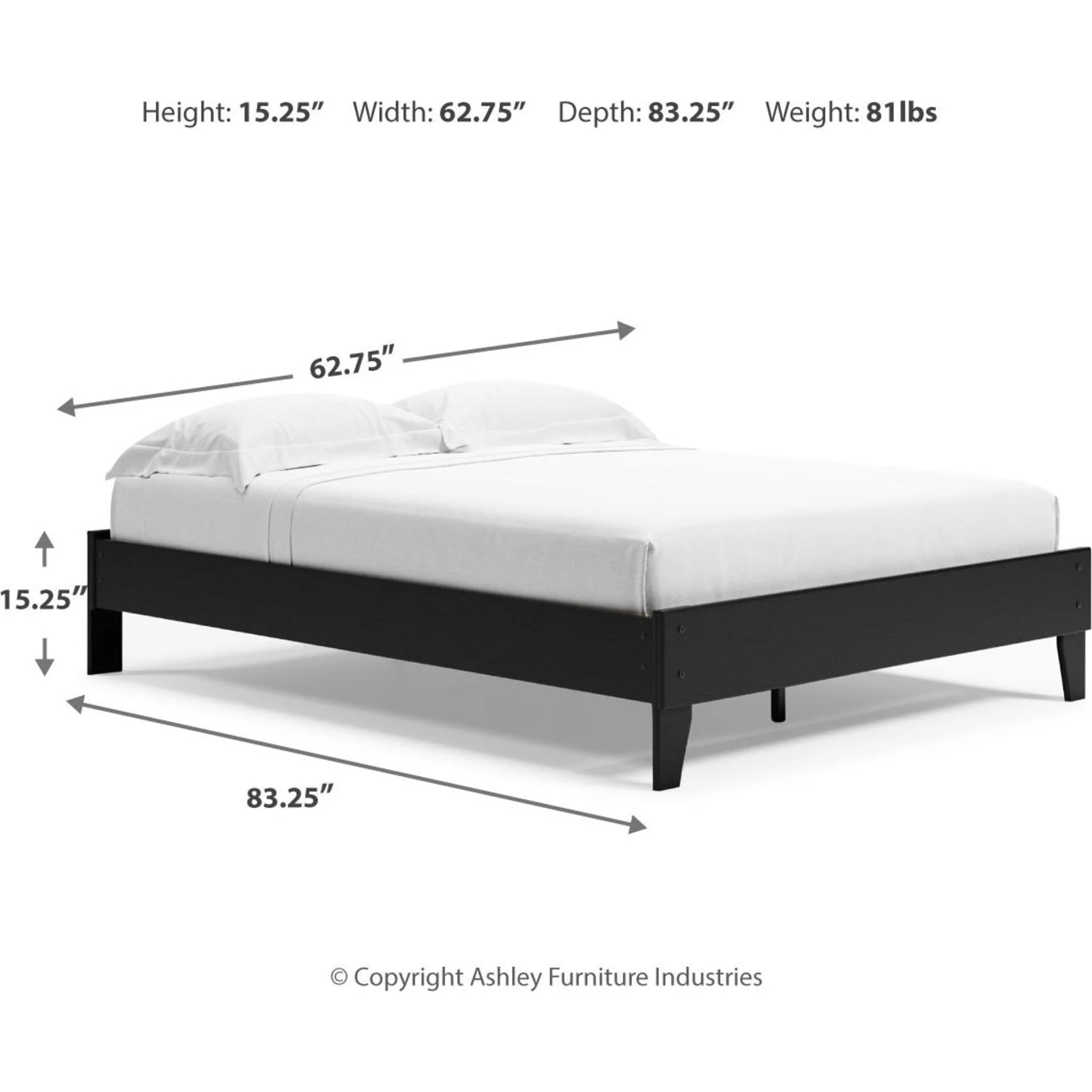 Finch Queen Platform Bed - Image 9