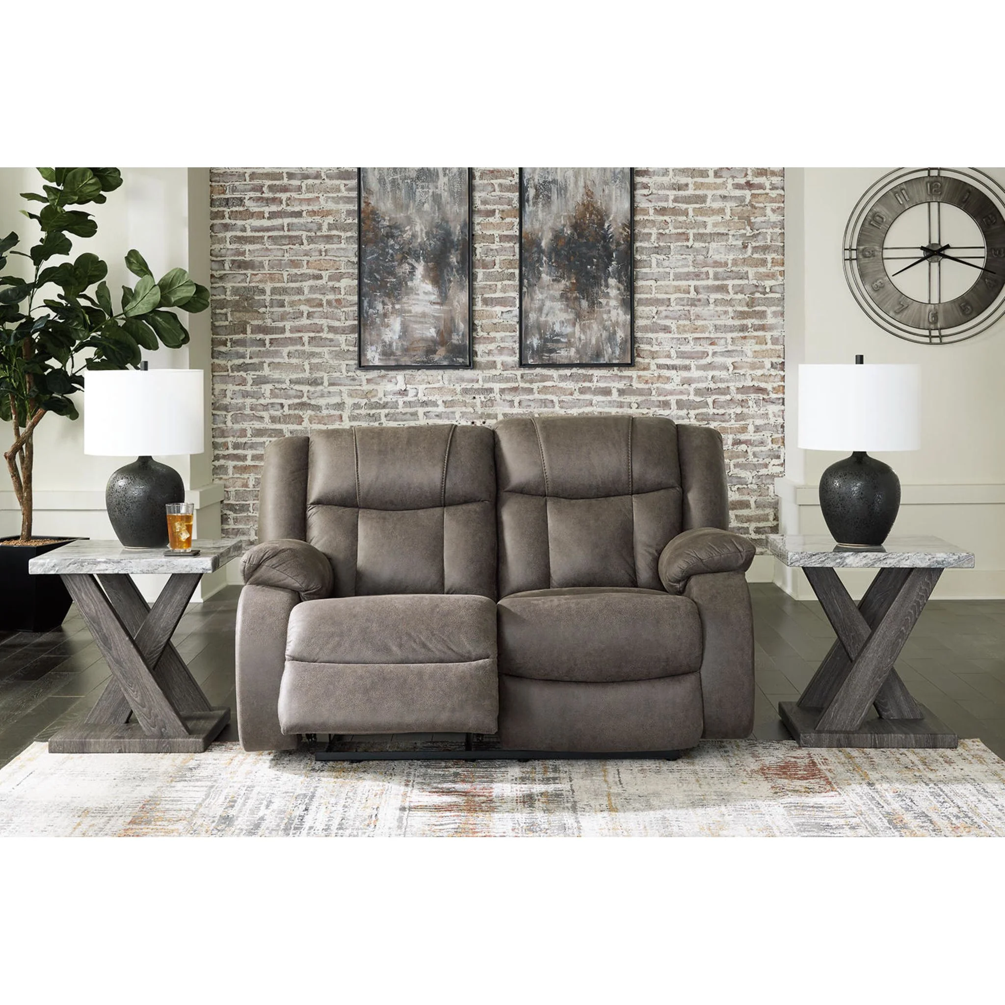 First Base Reclining Loveseat - Image 14