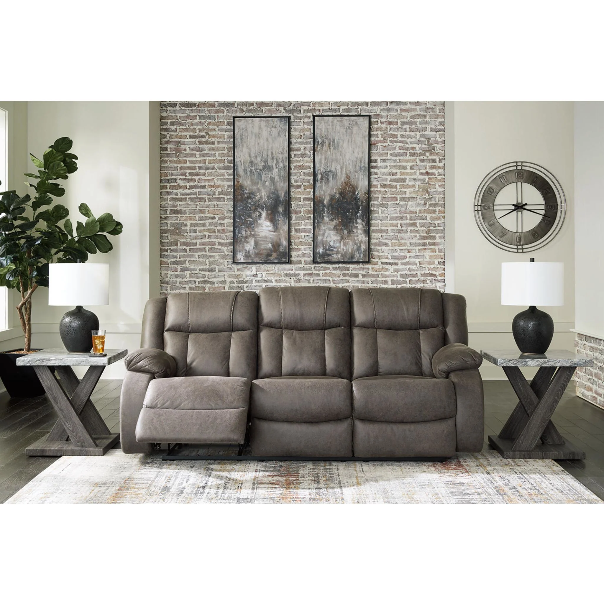 First Base Reclining Sofa - Image 14