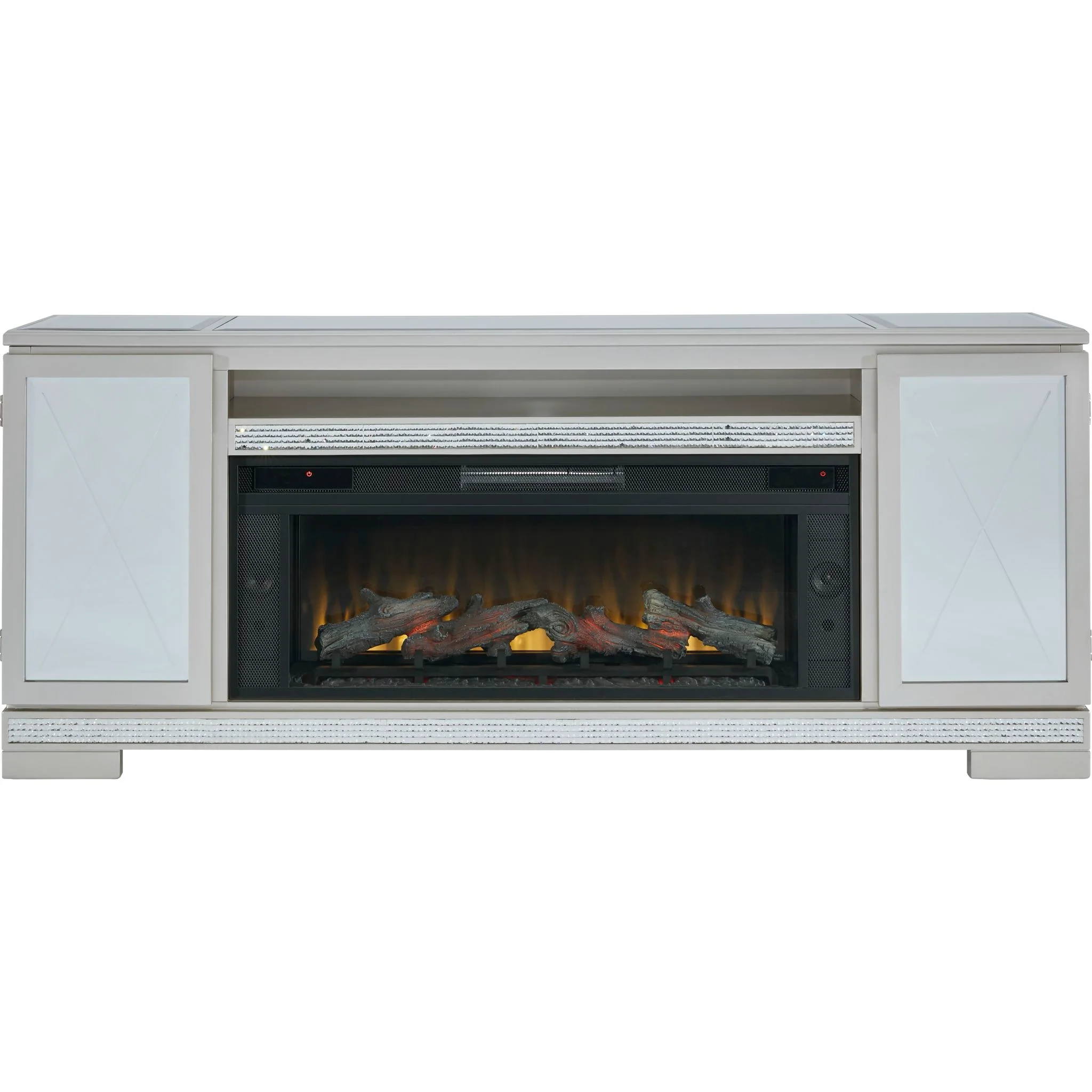 Flamory TV Stand with Fireplace - Image 3