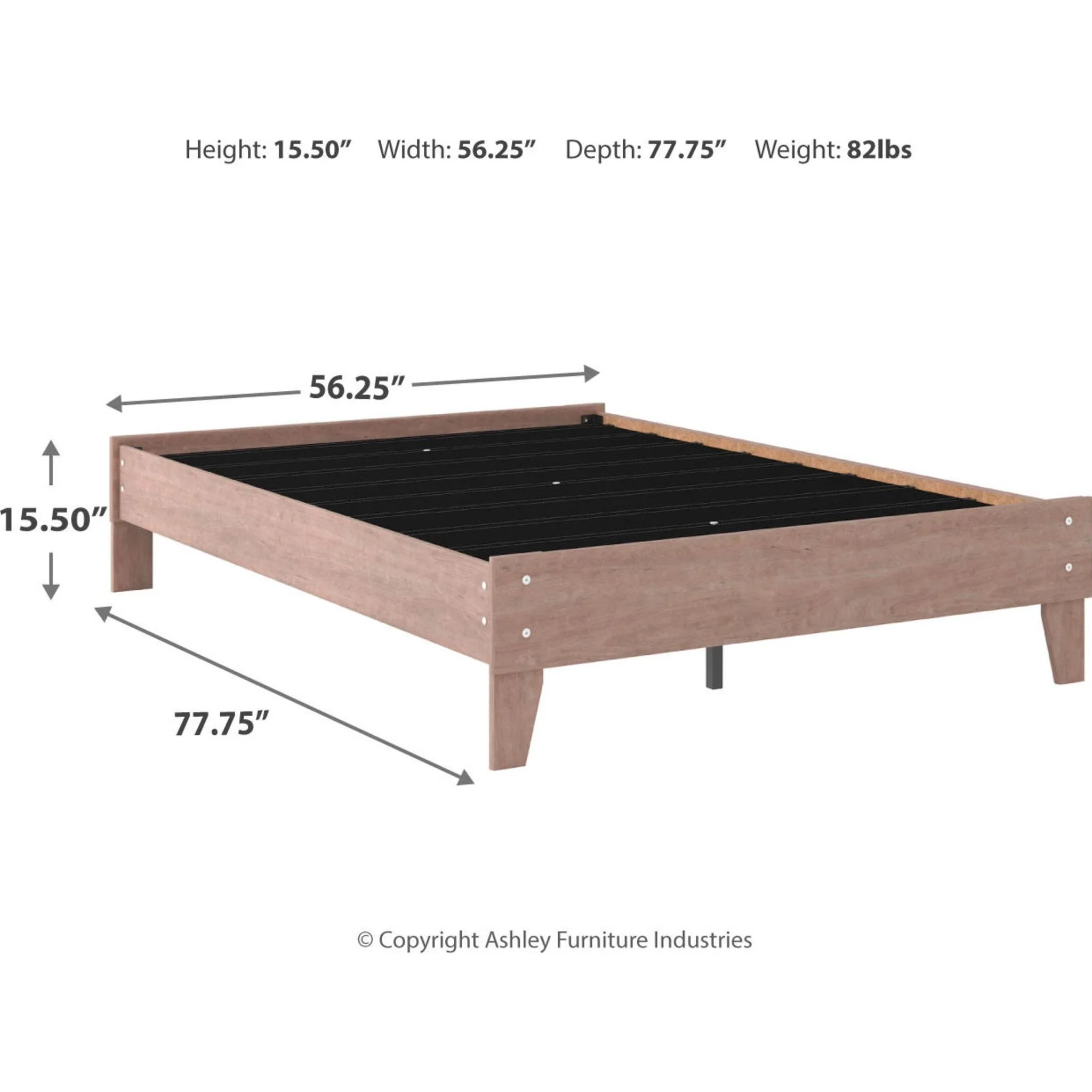 Flannia Full Platform Bed - Image 2