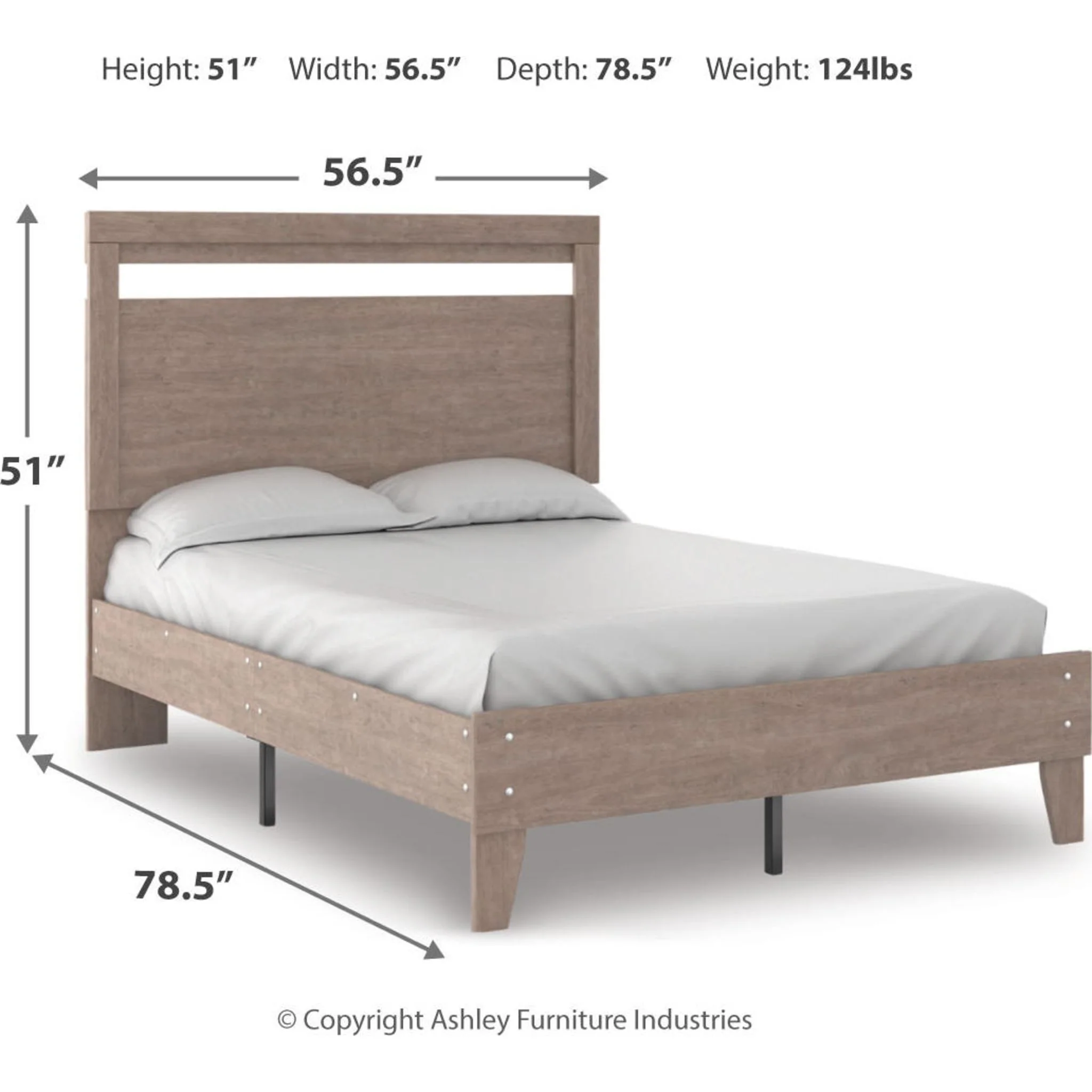 Flannia Full Platform Bed - Image 11