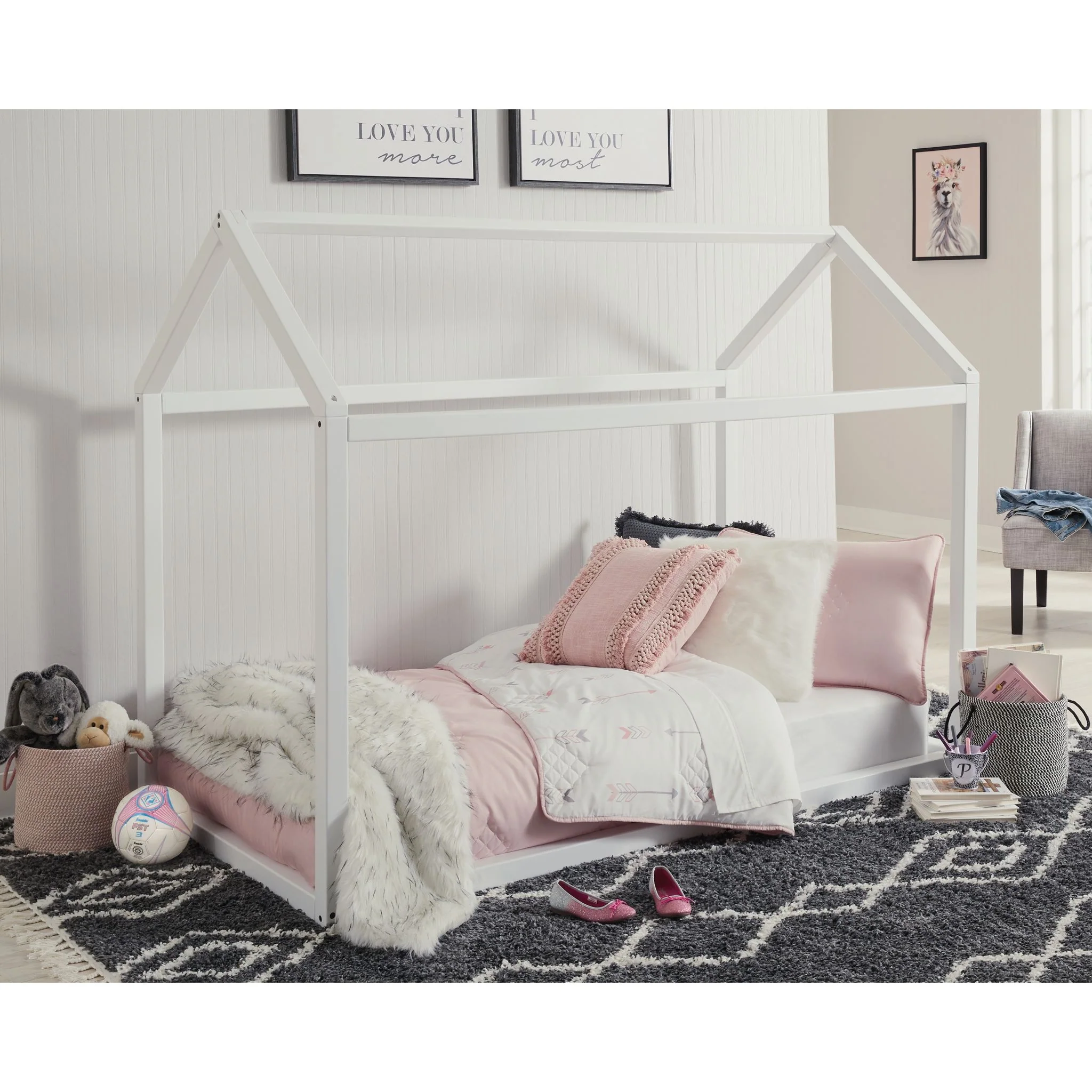 Flannibrook Twin House Bed Frame - Image 2