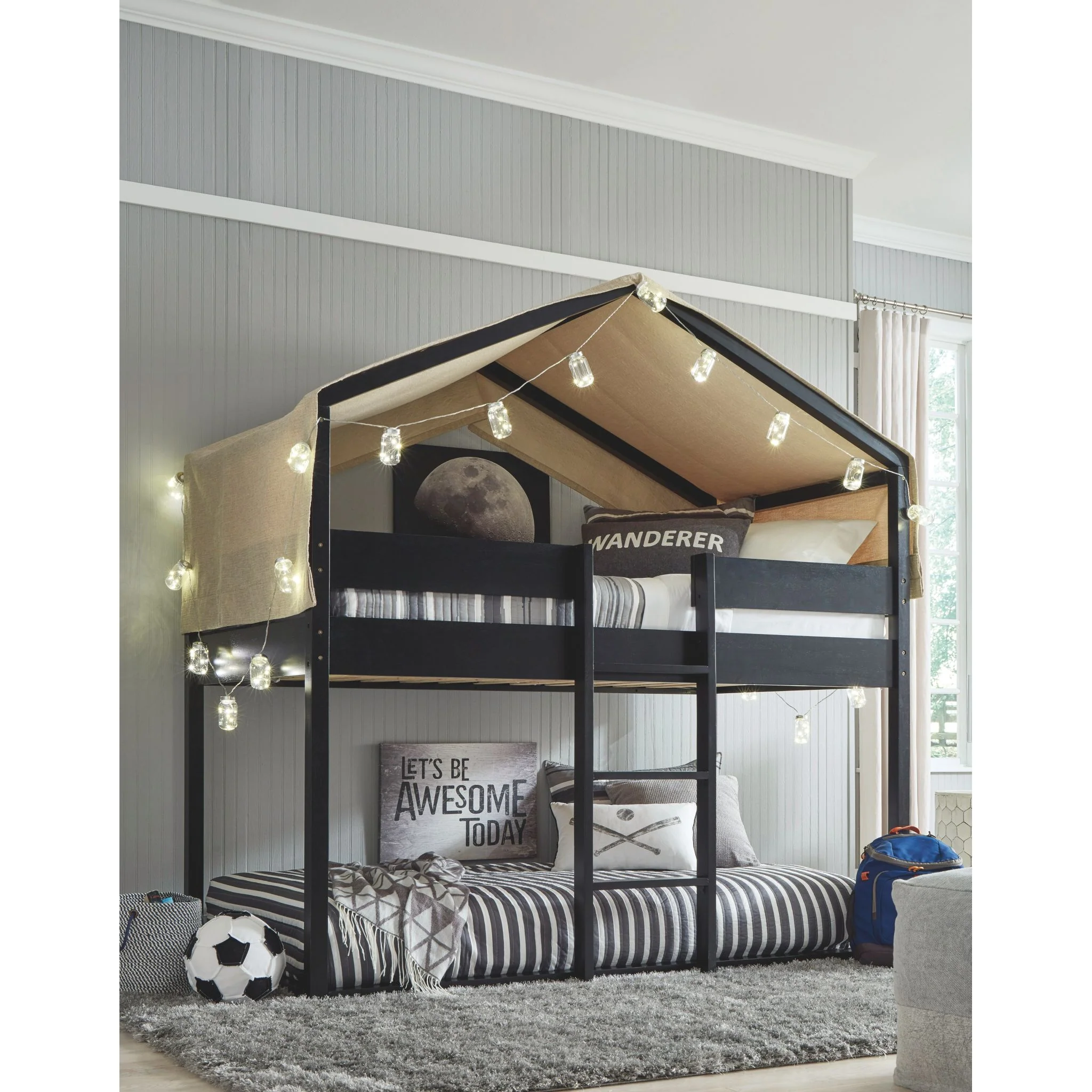 Flannibrook Twin/Twin House Loft Bed - Image 8