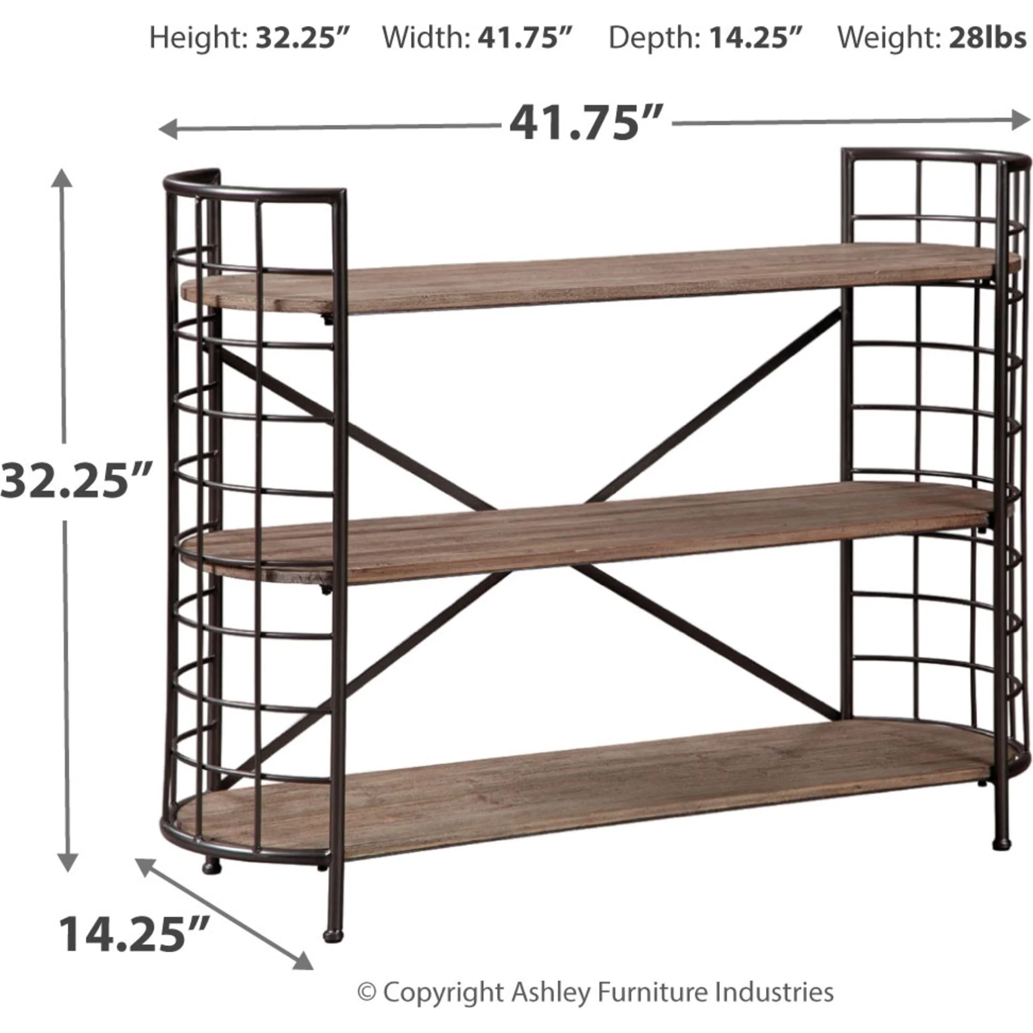 Flintley Bookcase - Image 3
